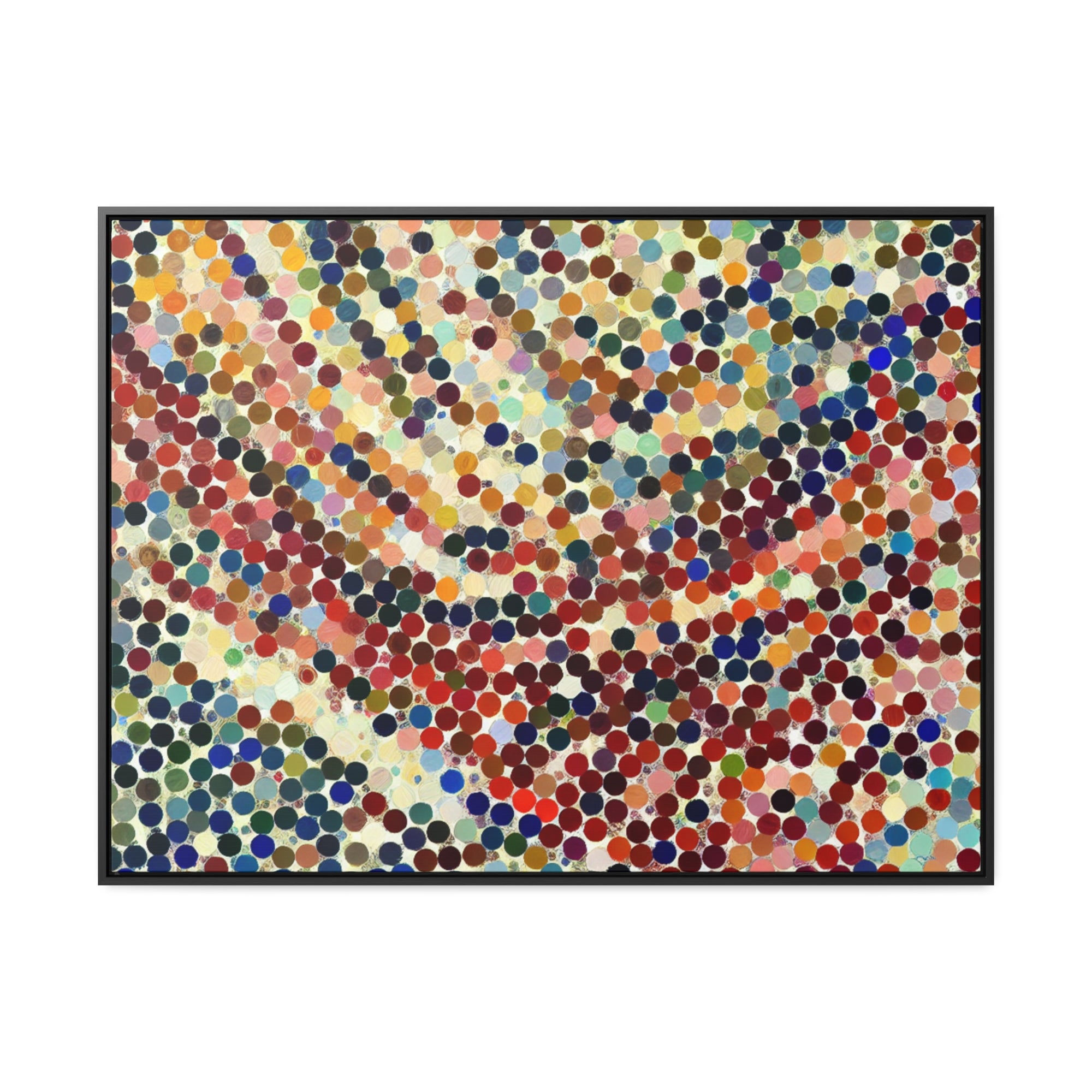 Waves of Colorful Whispers | Framed Canvas