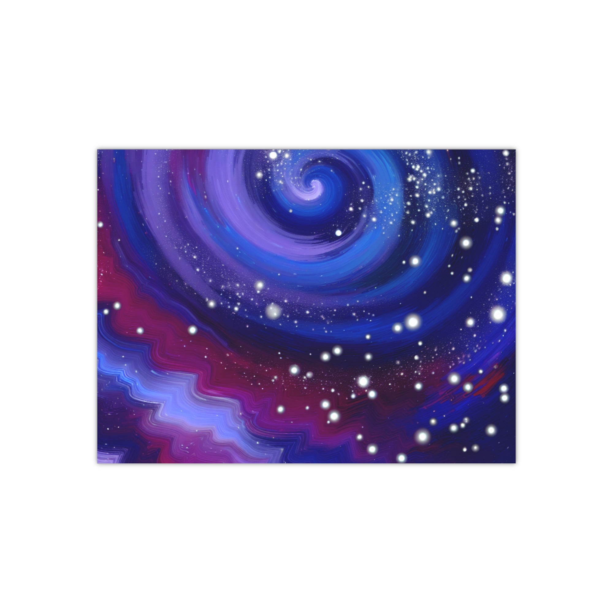 Celestial Whirlwind Dreams | Satin Print