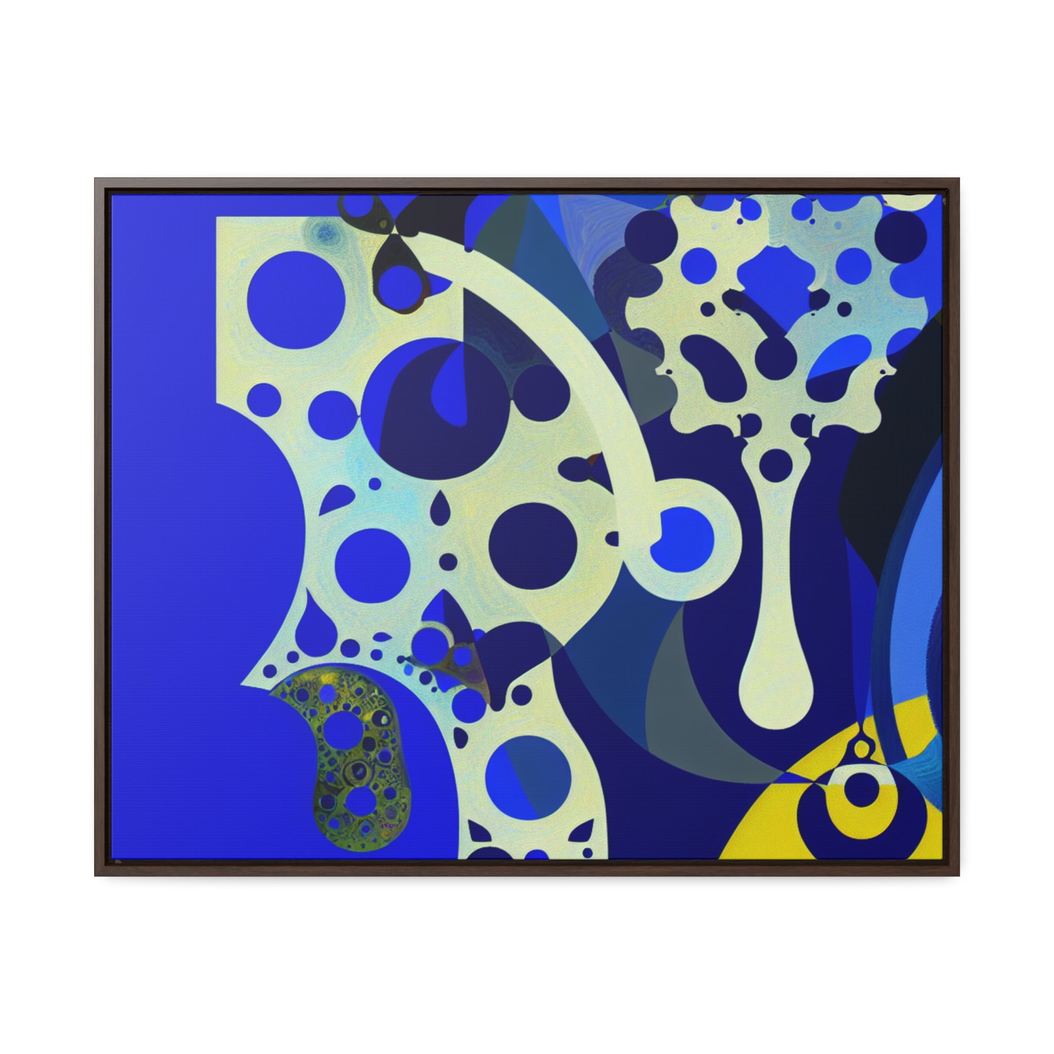 Fluid Dreams and Shadows | Framed Canvas