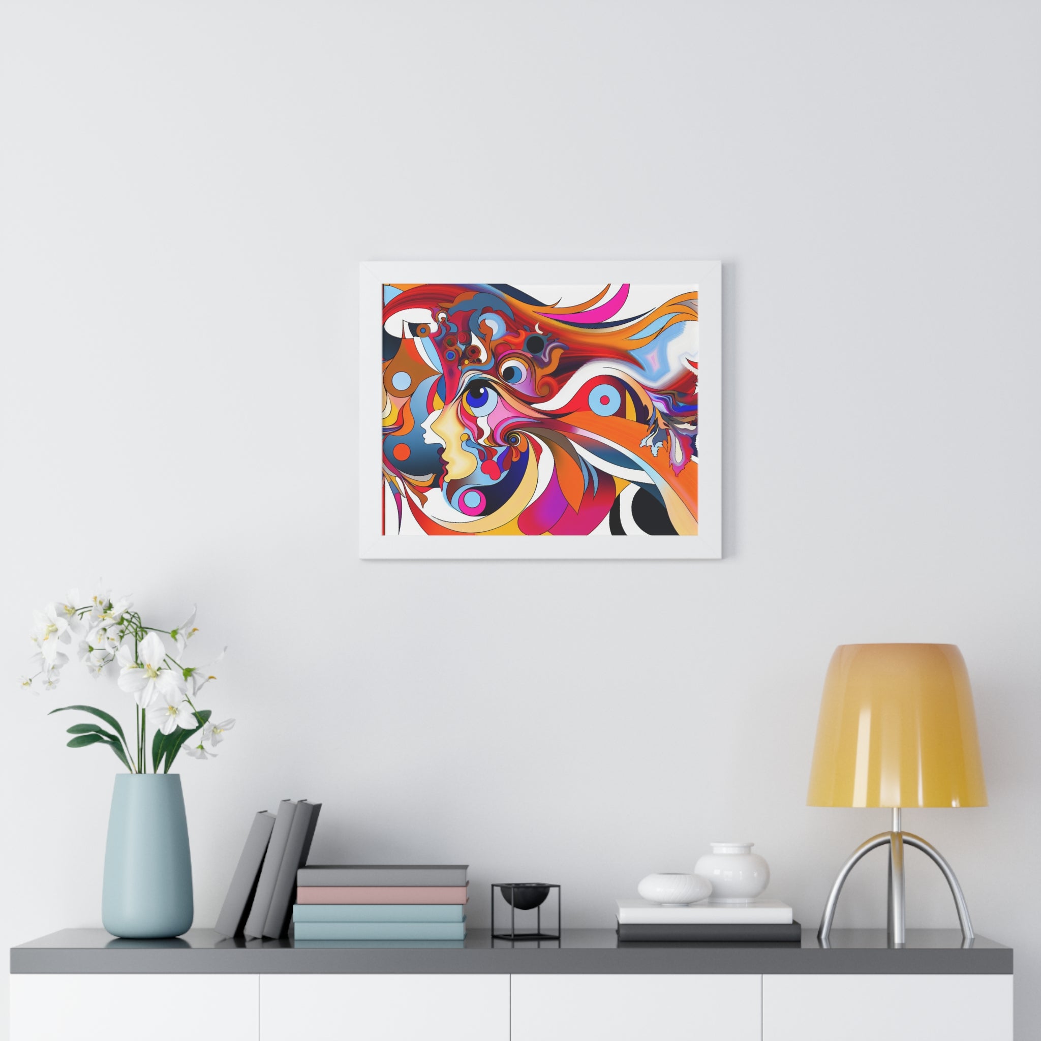 Chroma Dreamscape Fusion | Framed Print