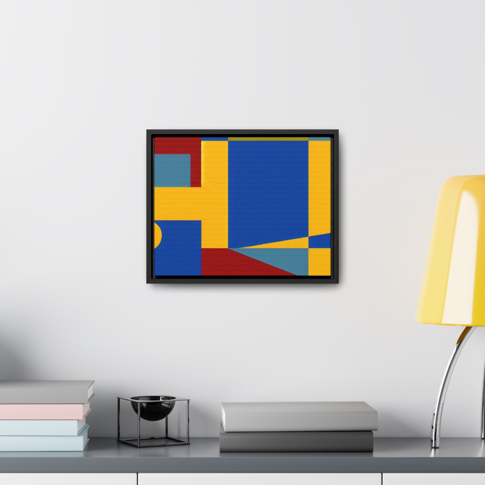 Chromatic Harmony and Motion | Framed Canvas