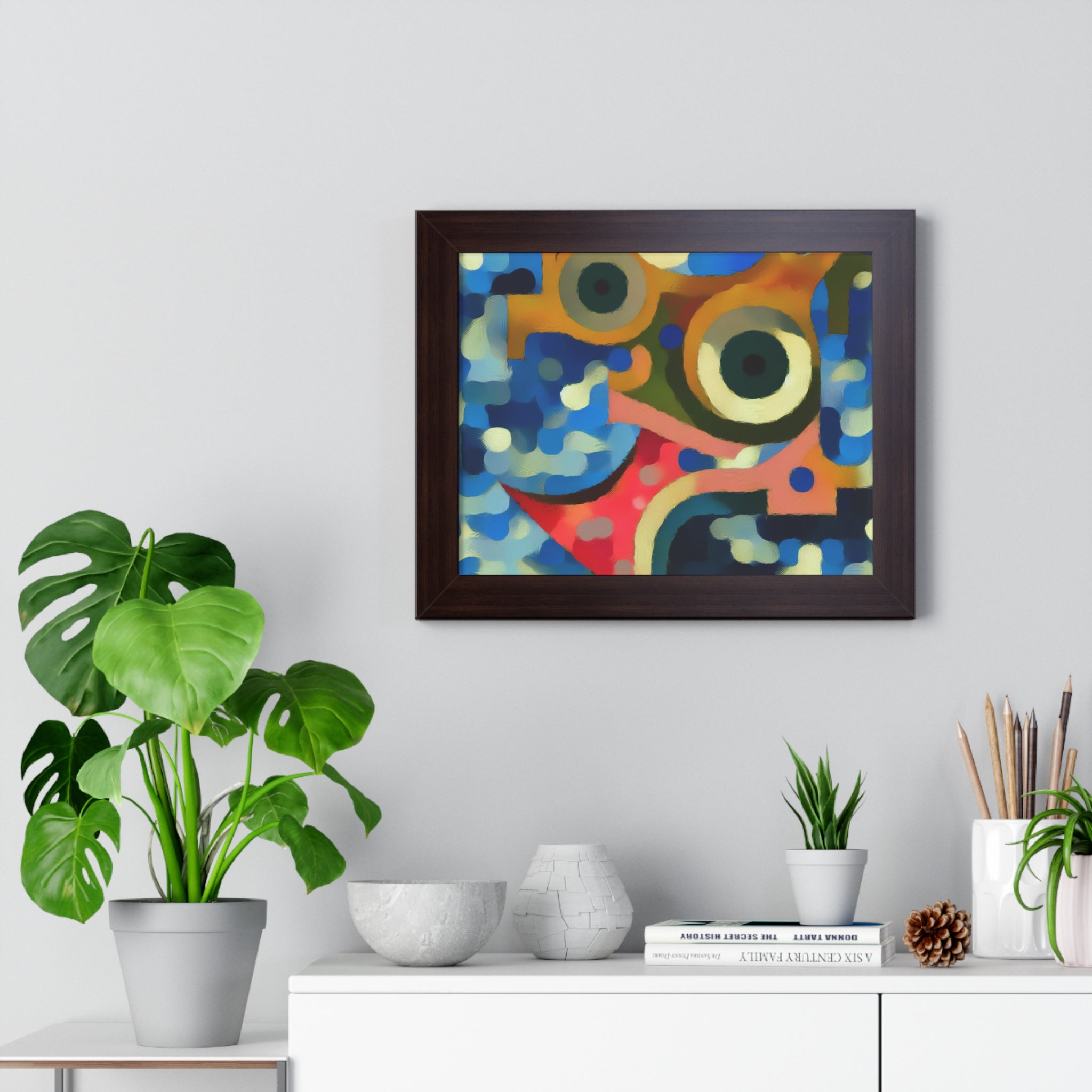 Oceanic Whispers and Kaleidoscope Dreams | Framed Print