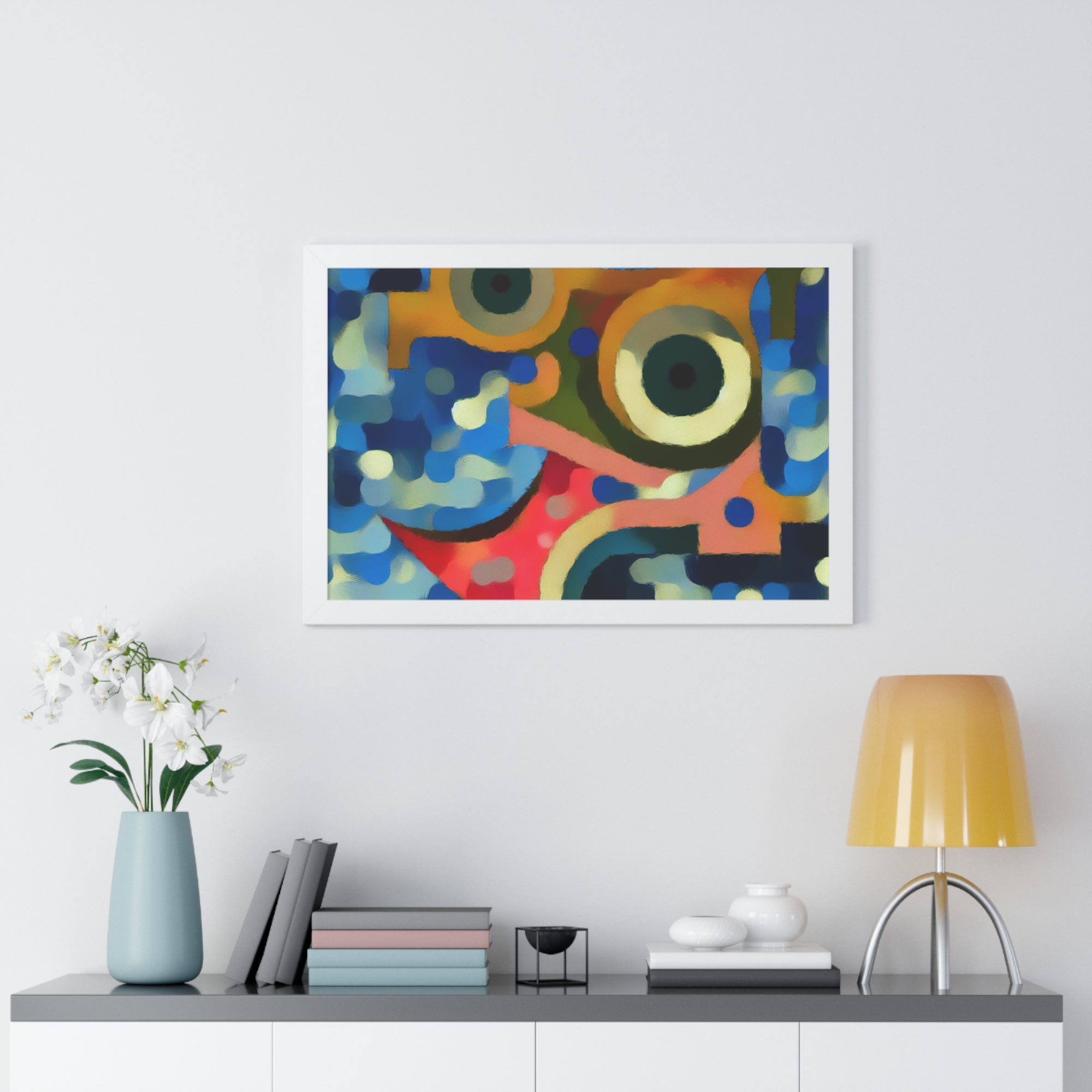 Oceanic Whispers and Kaleidoscope Dreams | Framed Print