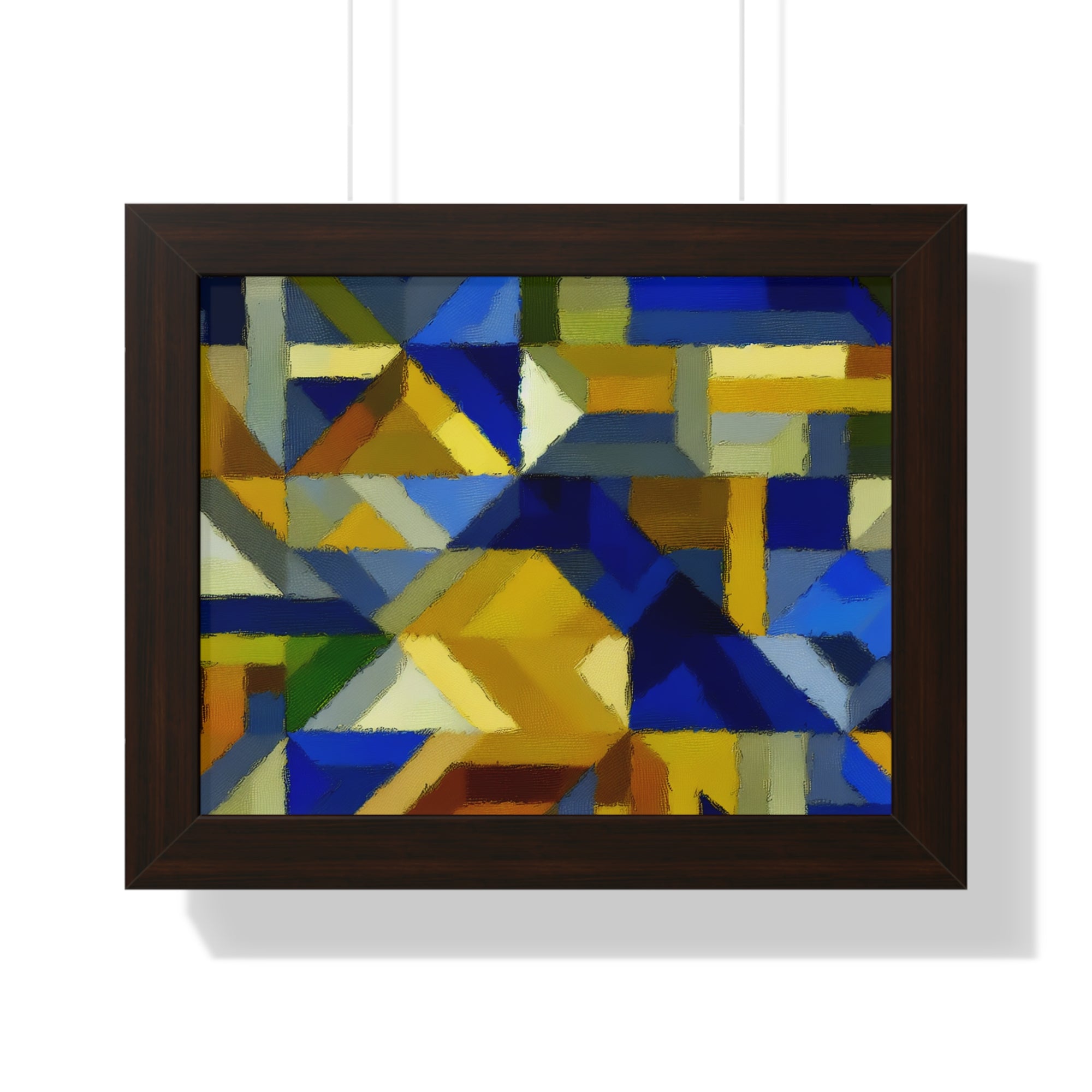 Fractured Vibrance and Motion | Framed Print