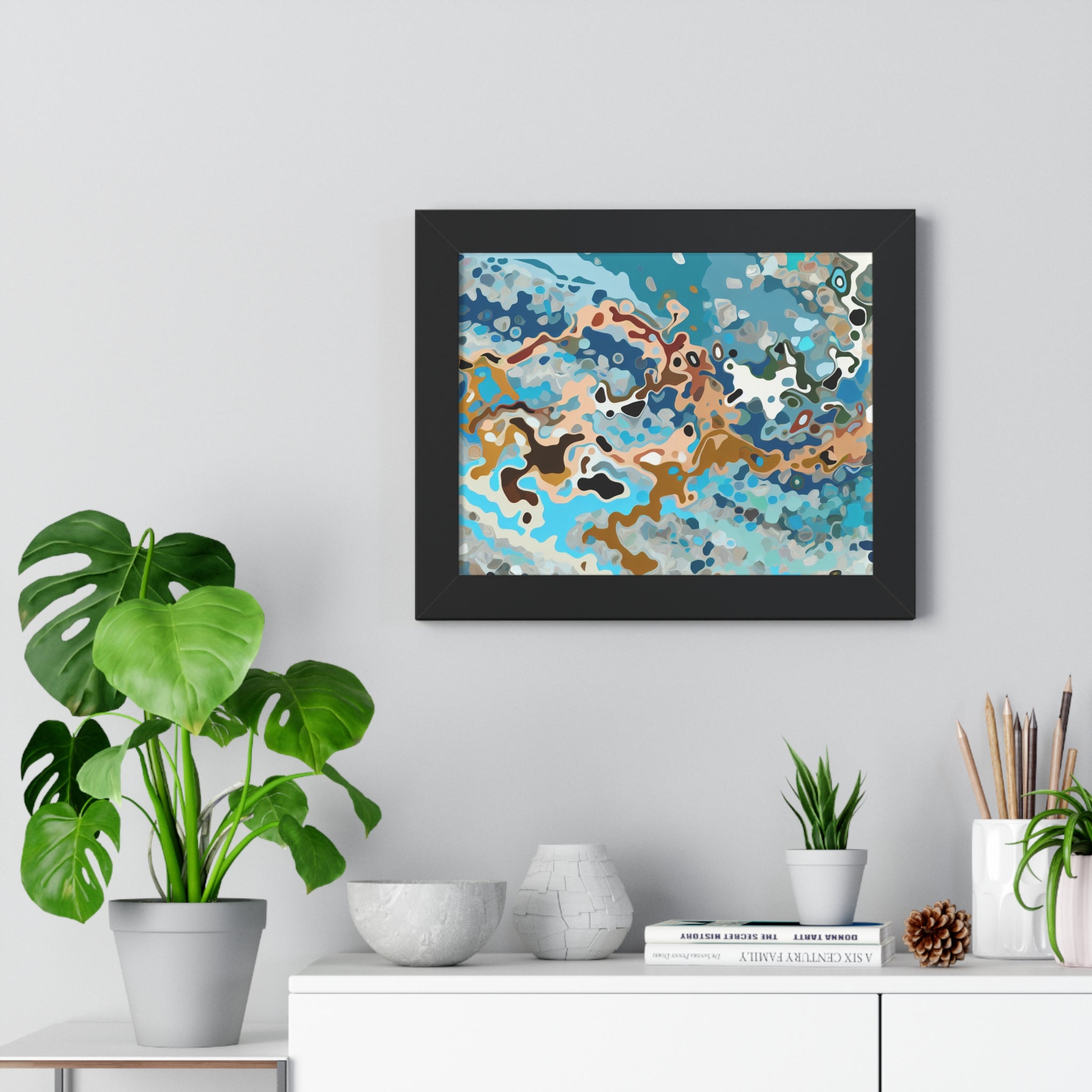 Tidal Whispers and Sands | Framed Print