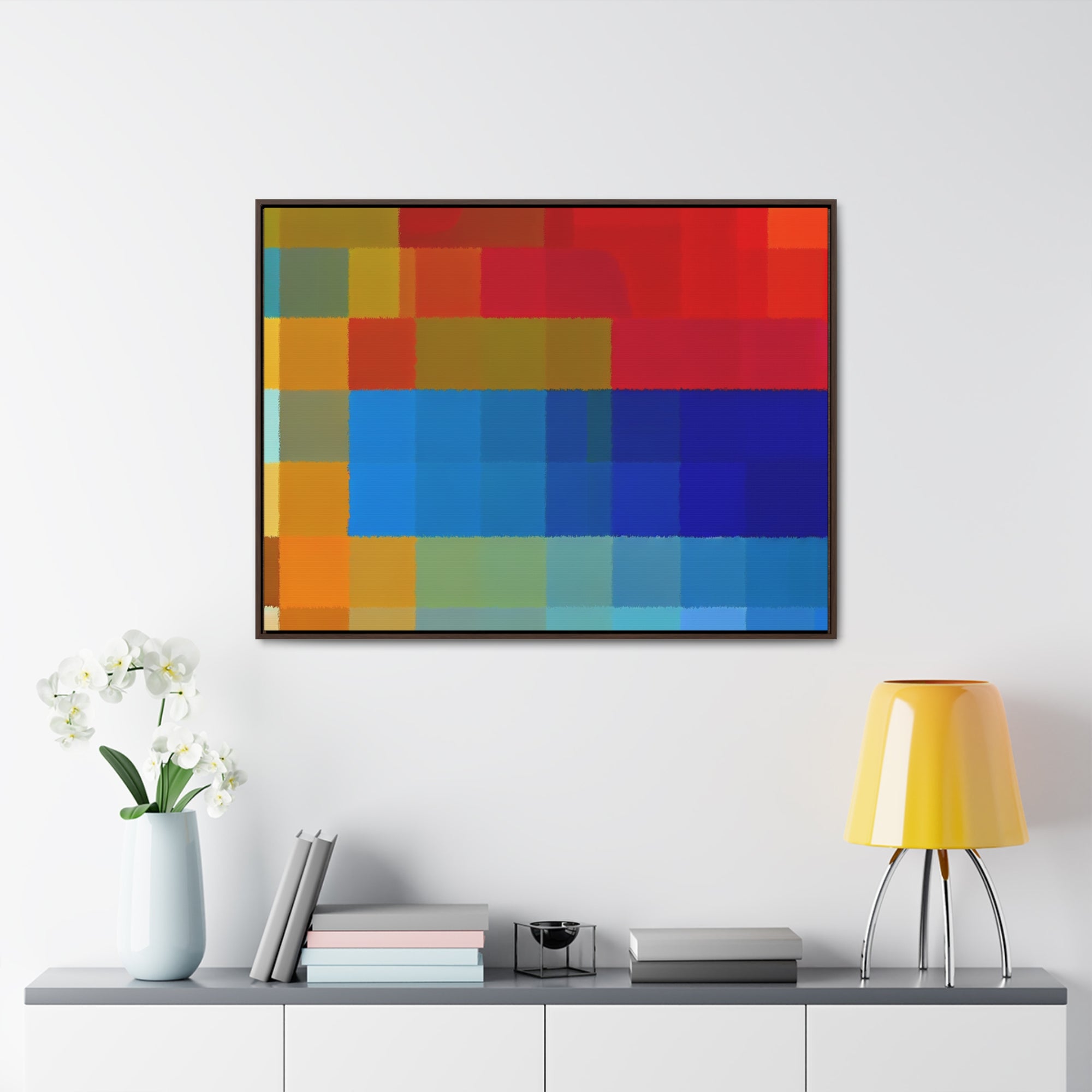 Rhythm of Color | Framed Canvas