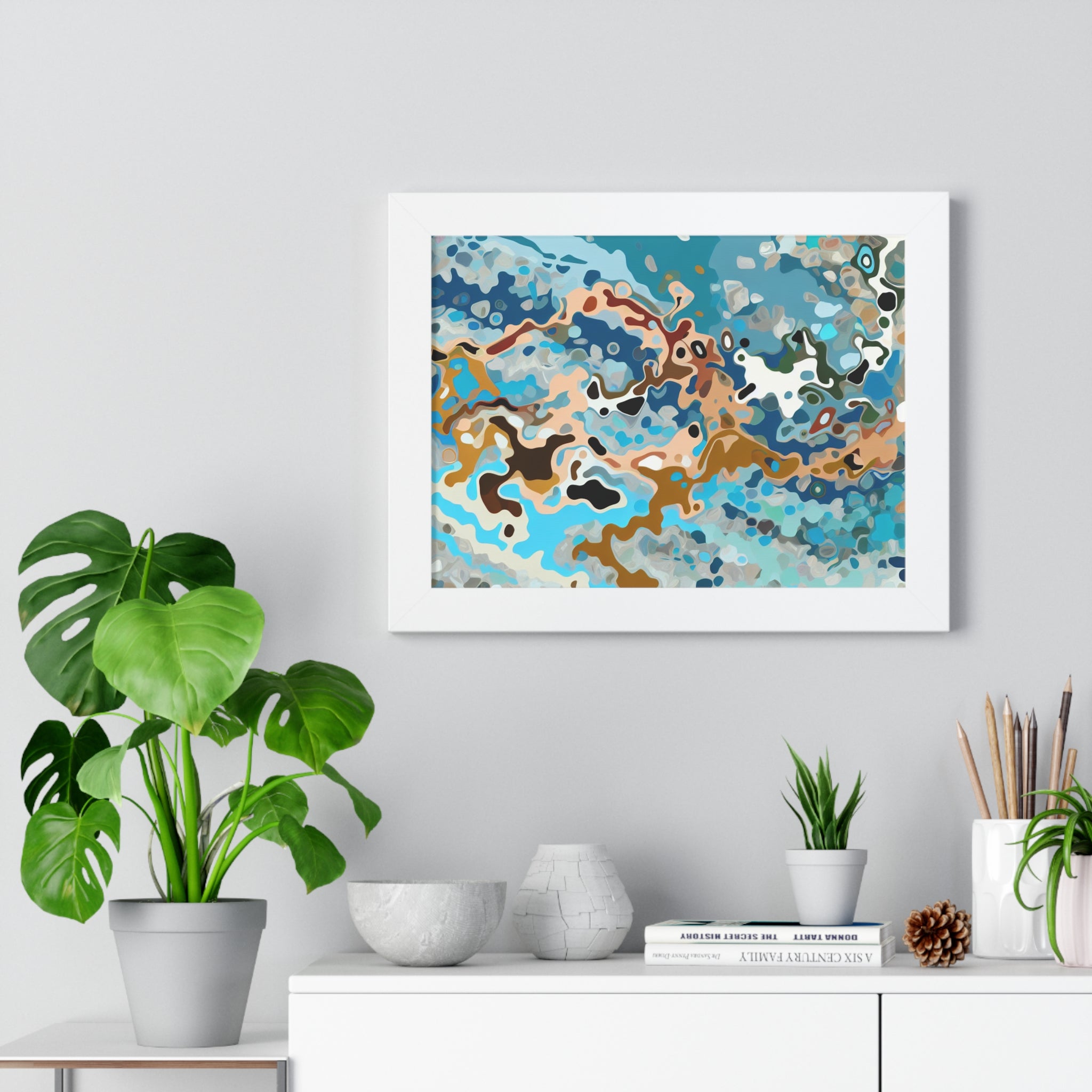 Tidal Whispers and Sands | Framed Print