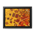 Vibrant Geometry Dance | Framed Canvas