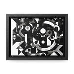 Eclipse of Contrast | Framed Canvas