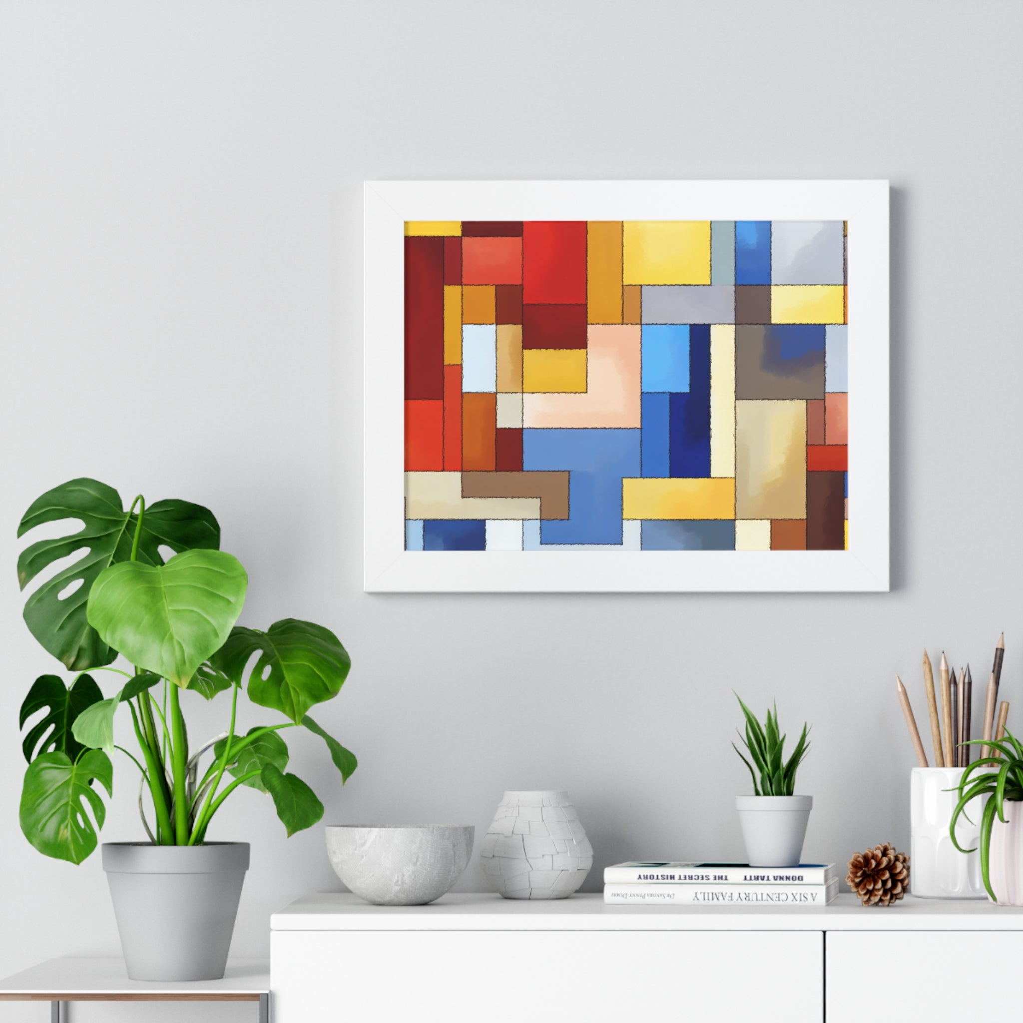 Fragmented Resonance | Framed Print