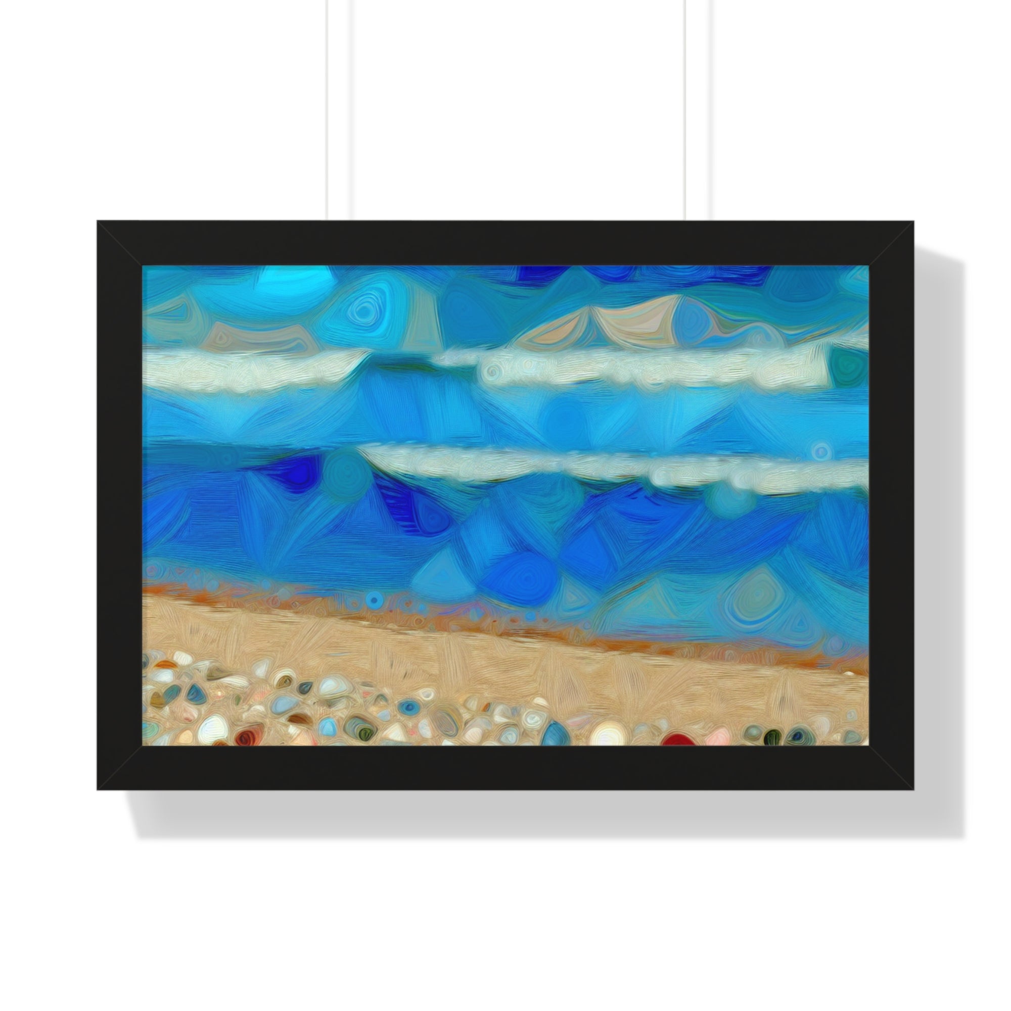 Whispers of Tidal Serenity | Framed Print