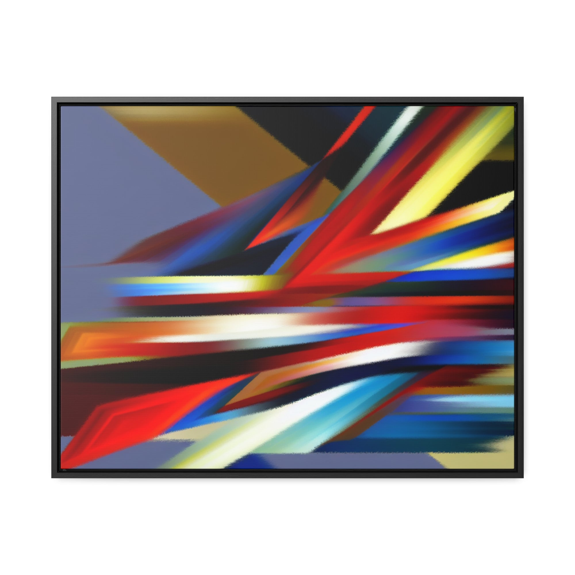 Chaotic Harmony Expressed | Framed Canvas