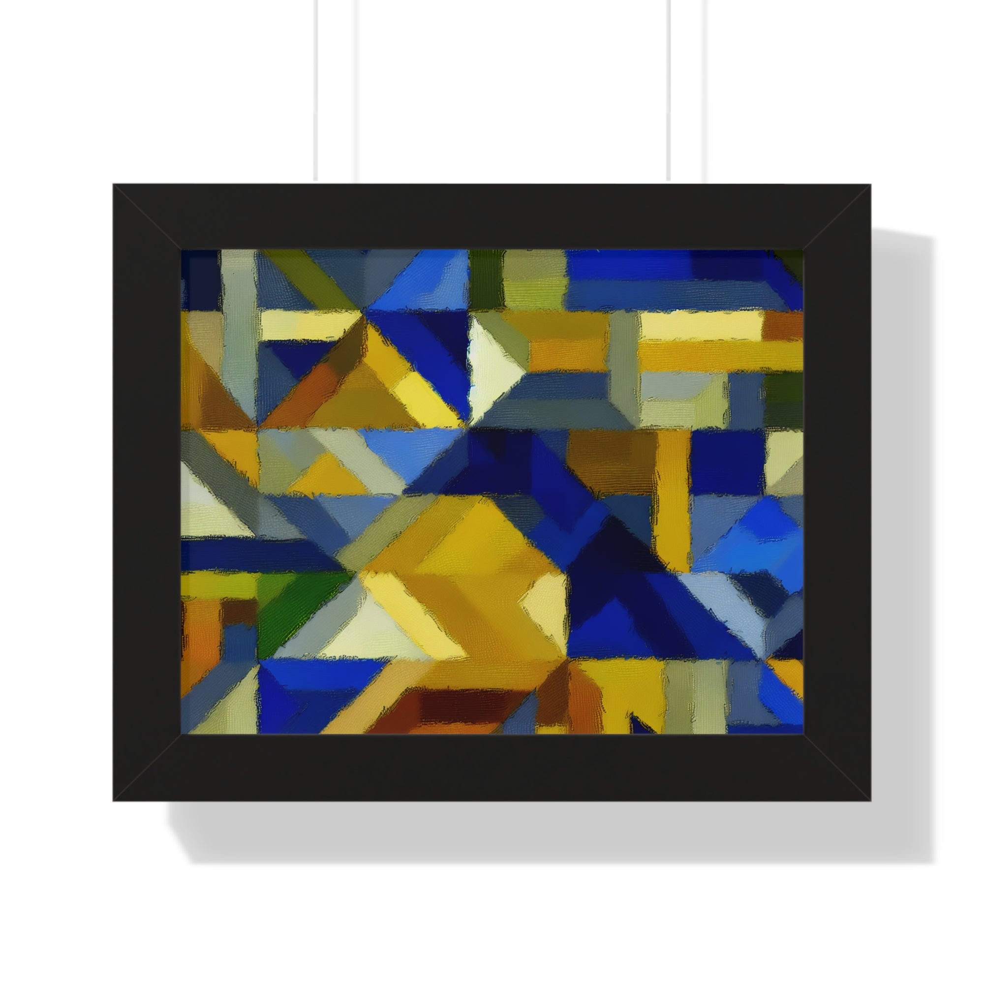 Fractured Vibrance and Motion | Framed Print