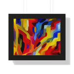 Chromatic Chaos Unveiled | Framed Print