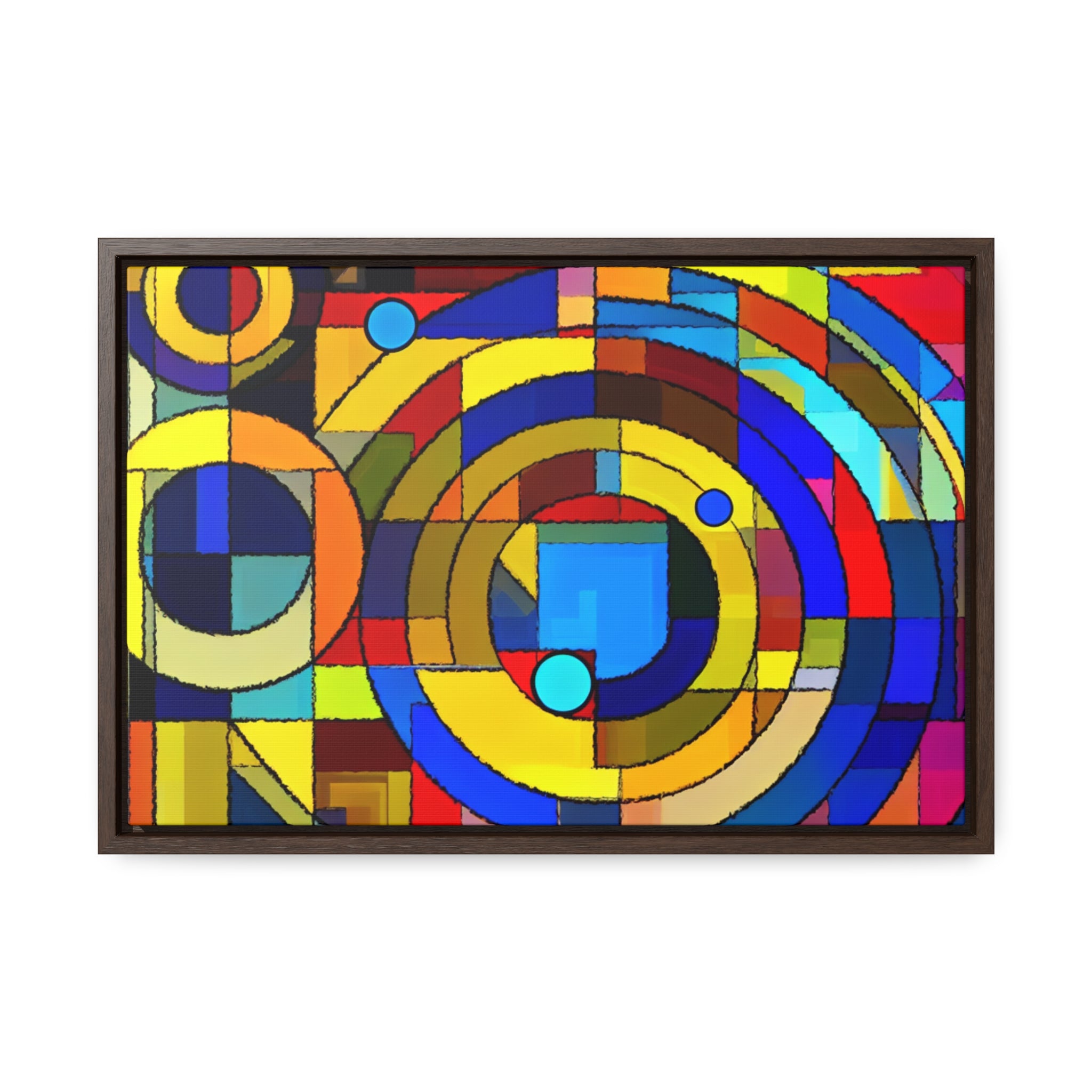 Dynamic Chaos and Harmony | Framed Canvas