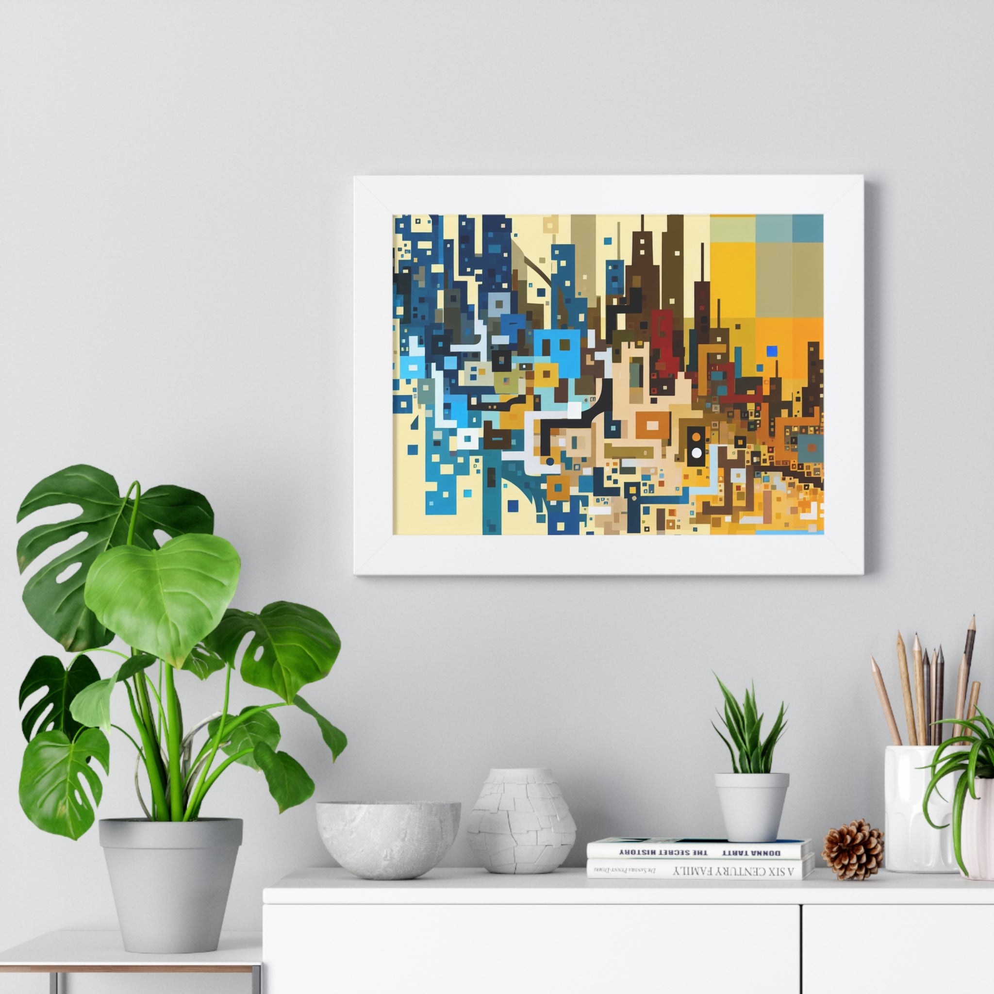 Metro Mirage | Framed Print