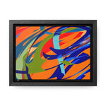 Chromatic Reverie and Motion | Framed Canvas