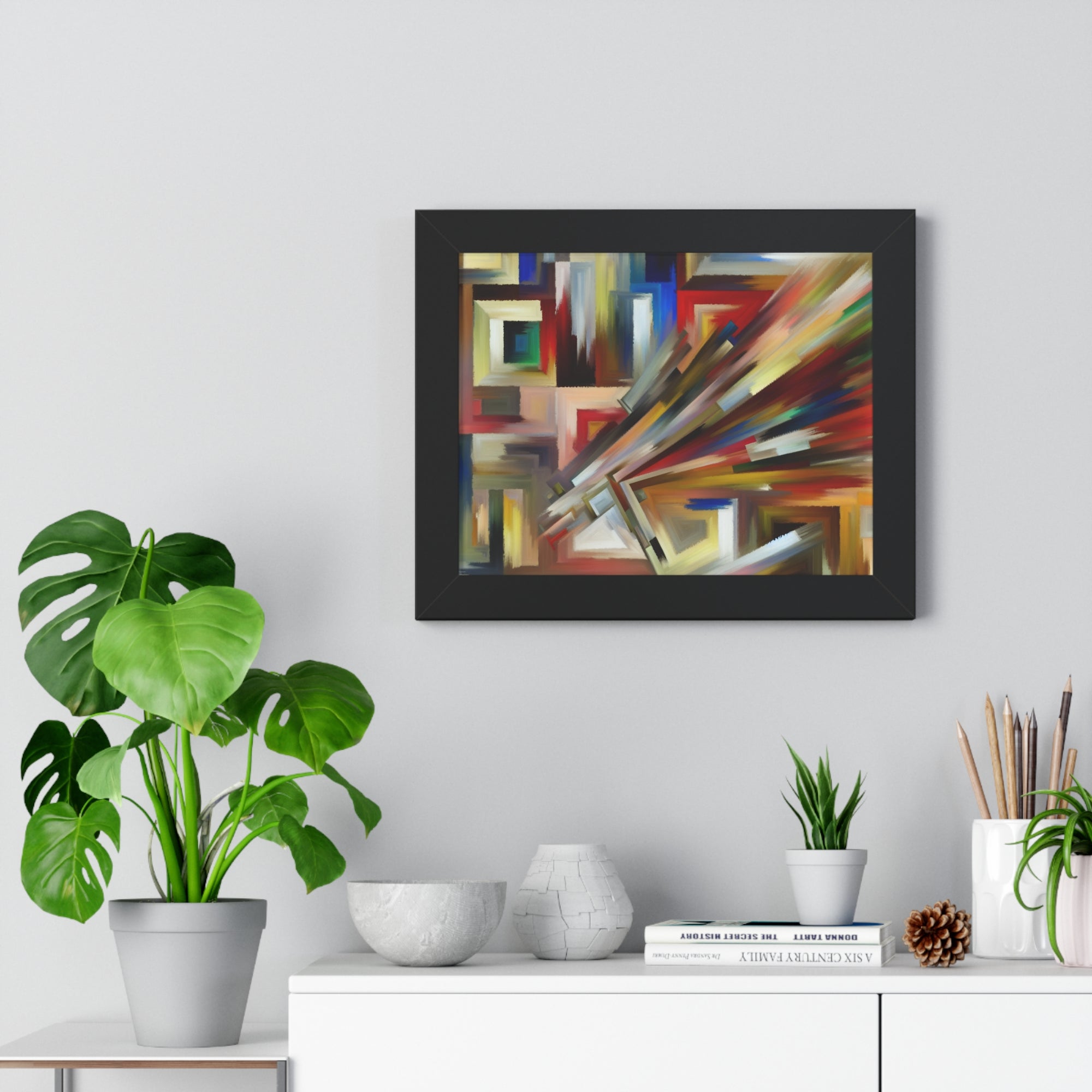 Urban Velocity and Chaos | Framed Print