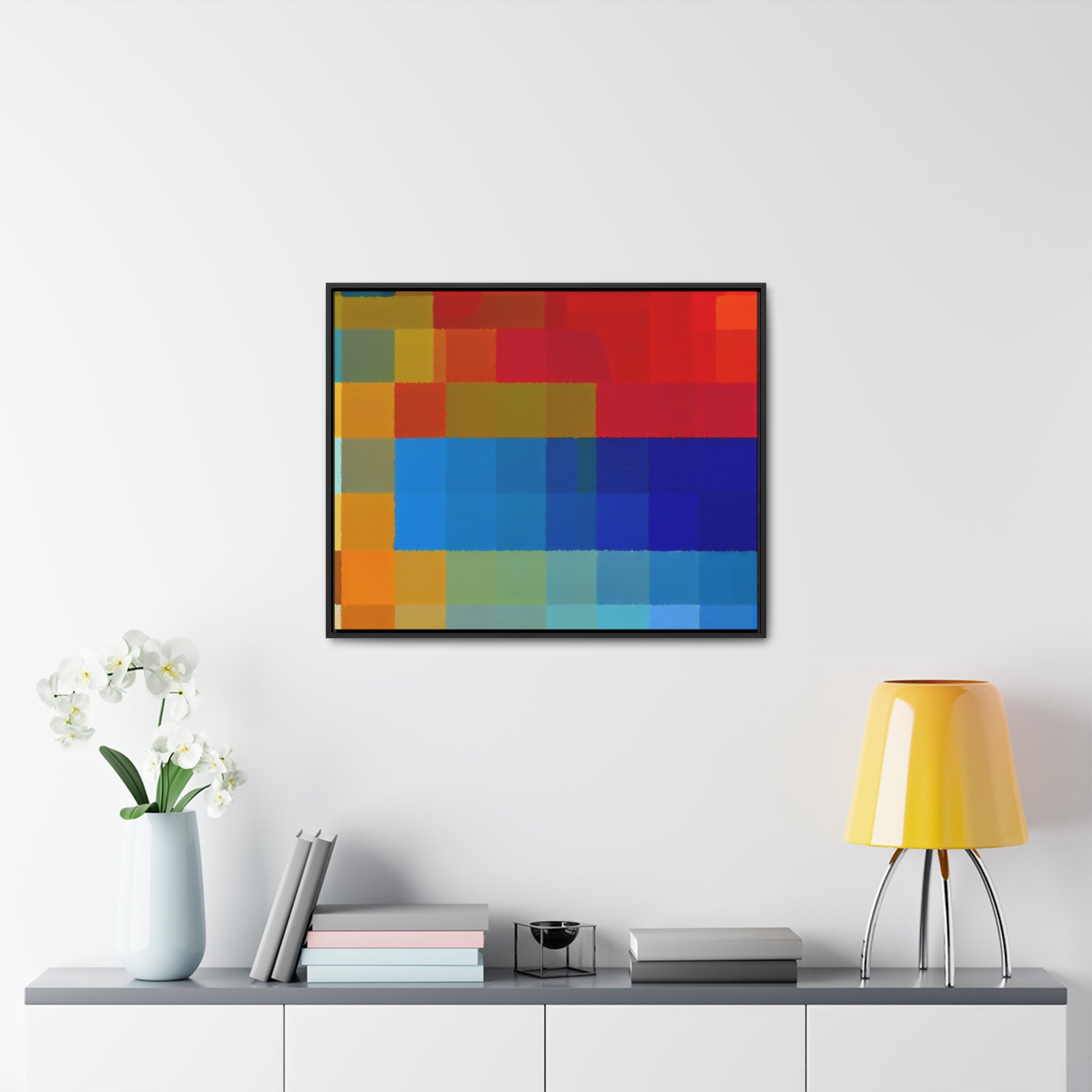 Rhythm of Color | Framed Canvas