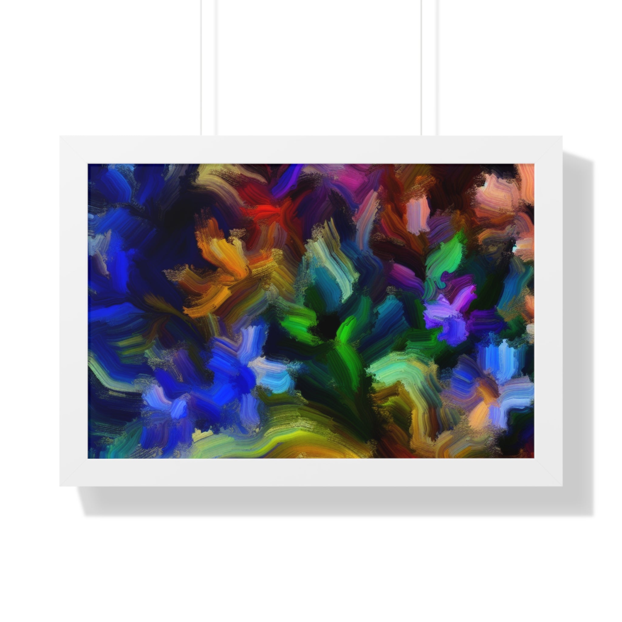 Vibrant Whispers of Flora | Framed Print