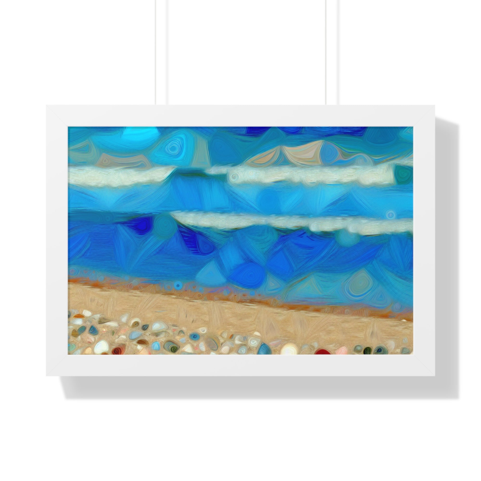 Whispers of Tidal Serenity | Framed Print