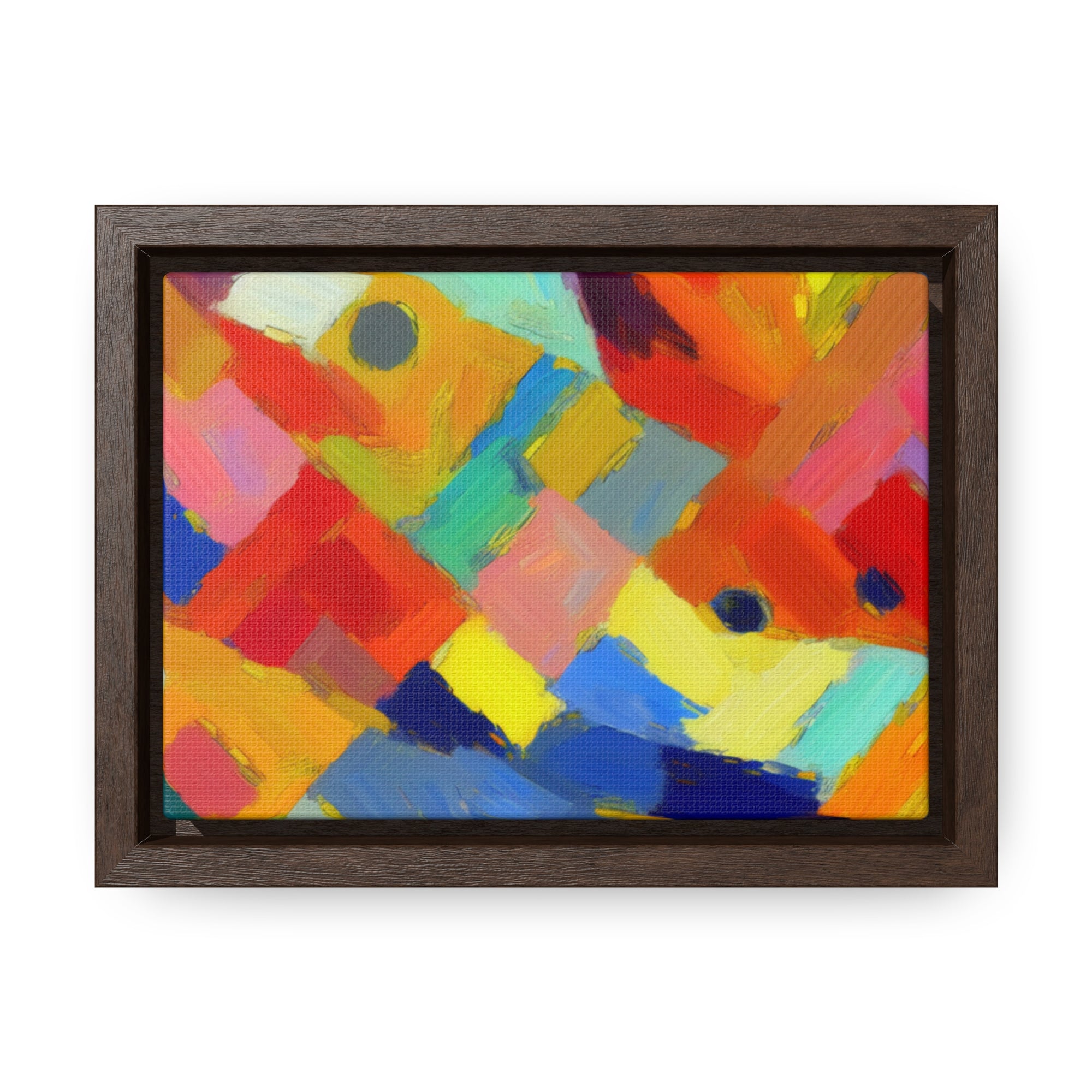 Dynamic Harmony in Color | Framed Canvas