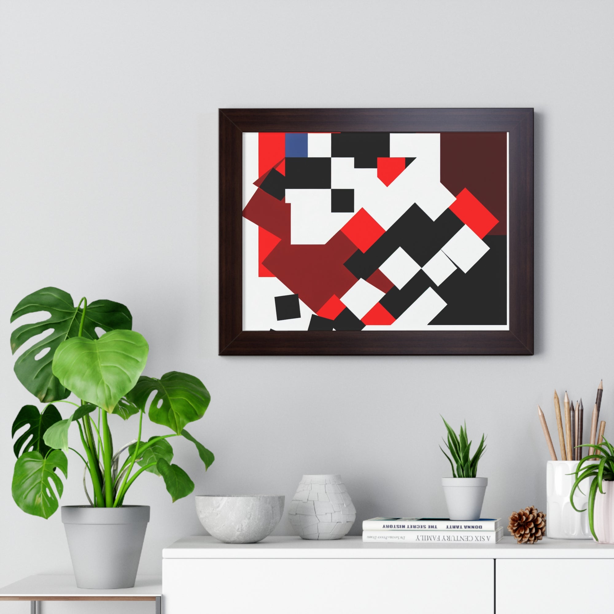 Eclipsed Geometry and Emotion | Framed Print