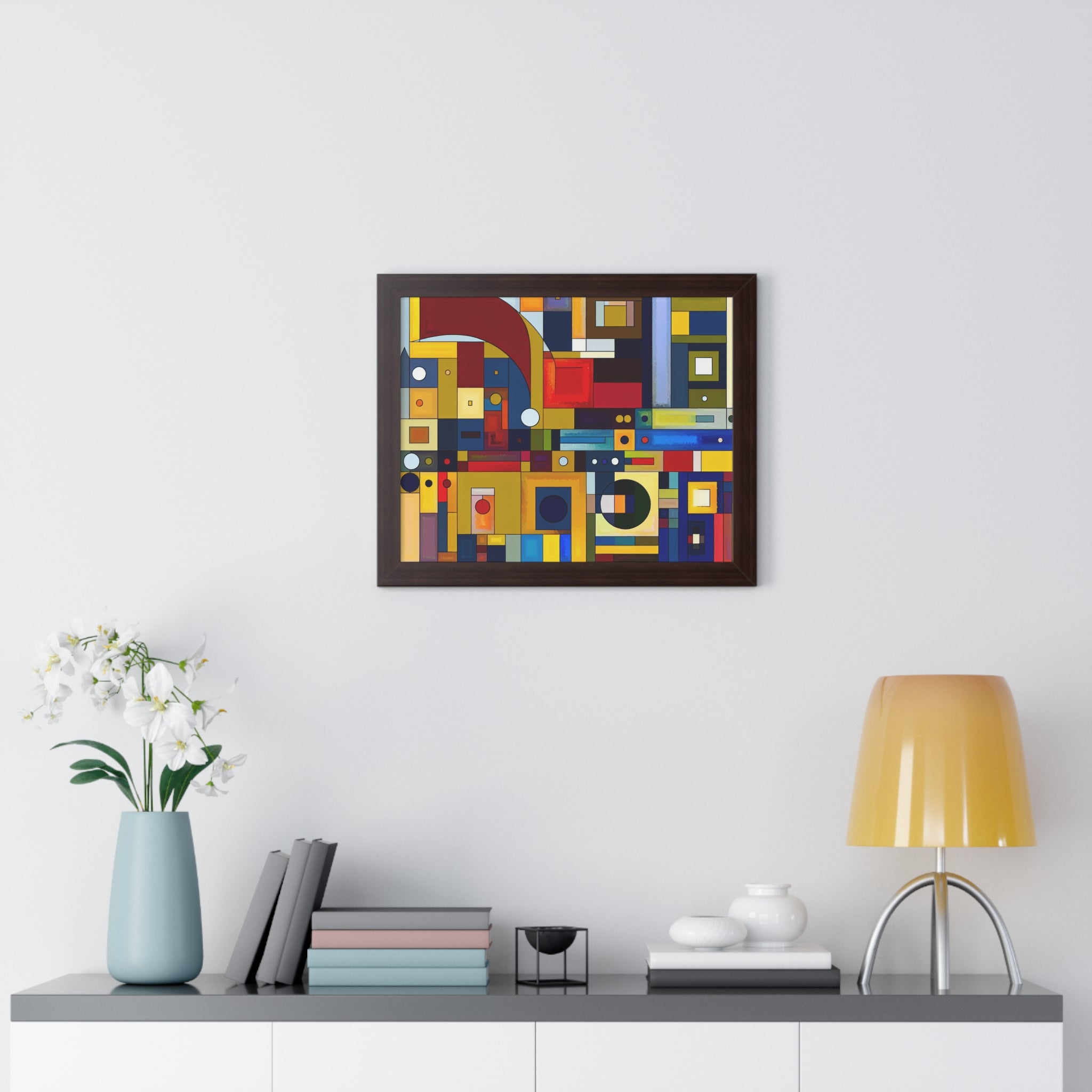 Chromatic Intersections | Framed Print