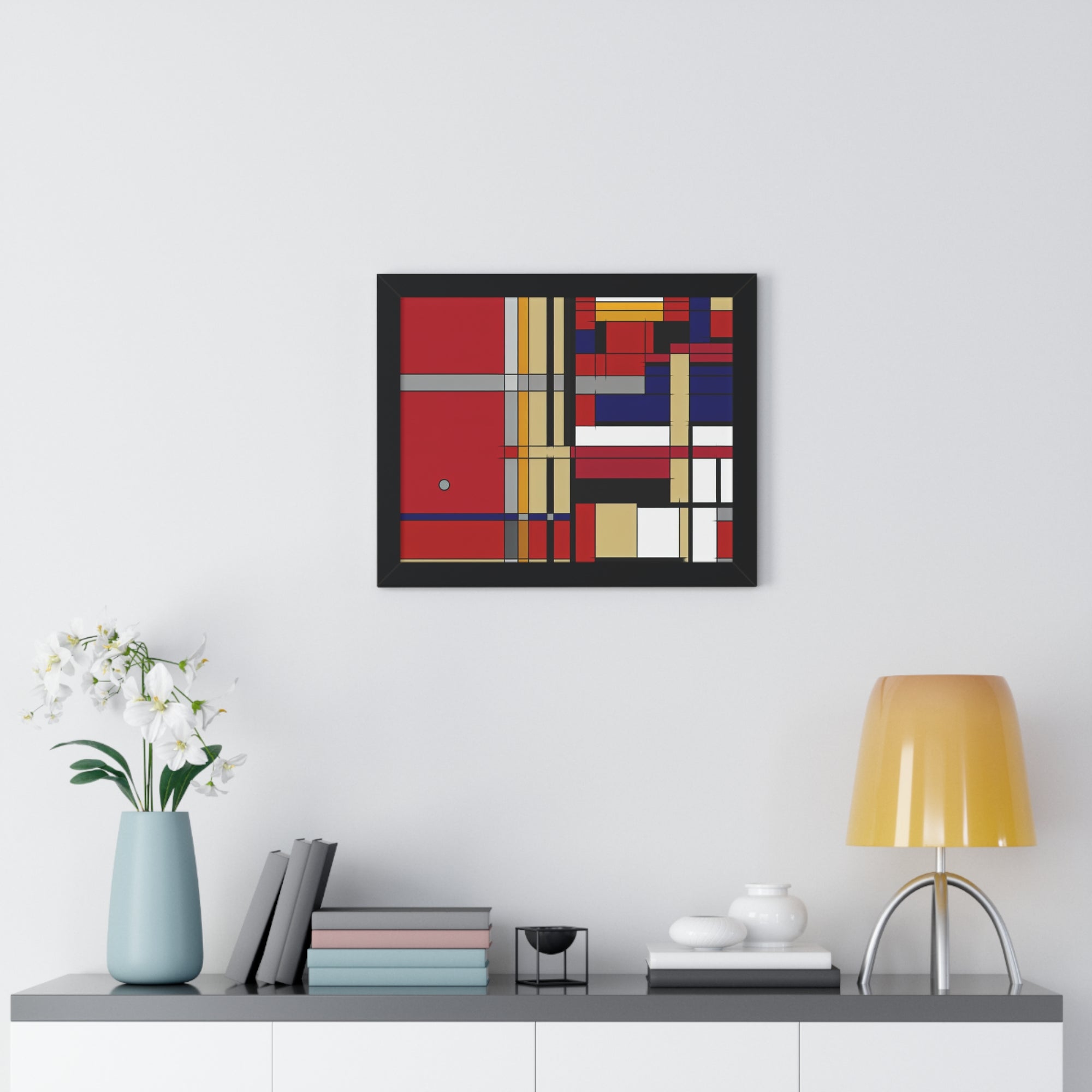 Dynamic Harmony of Shapes | Framed Print