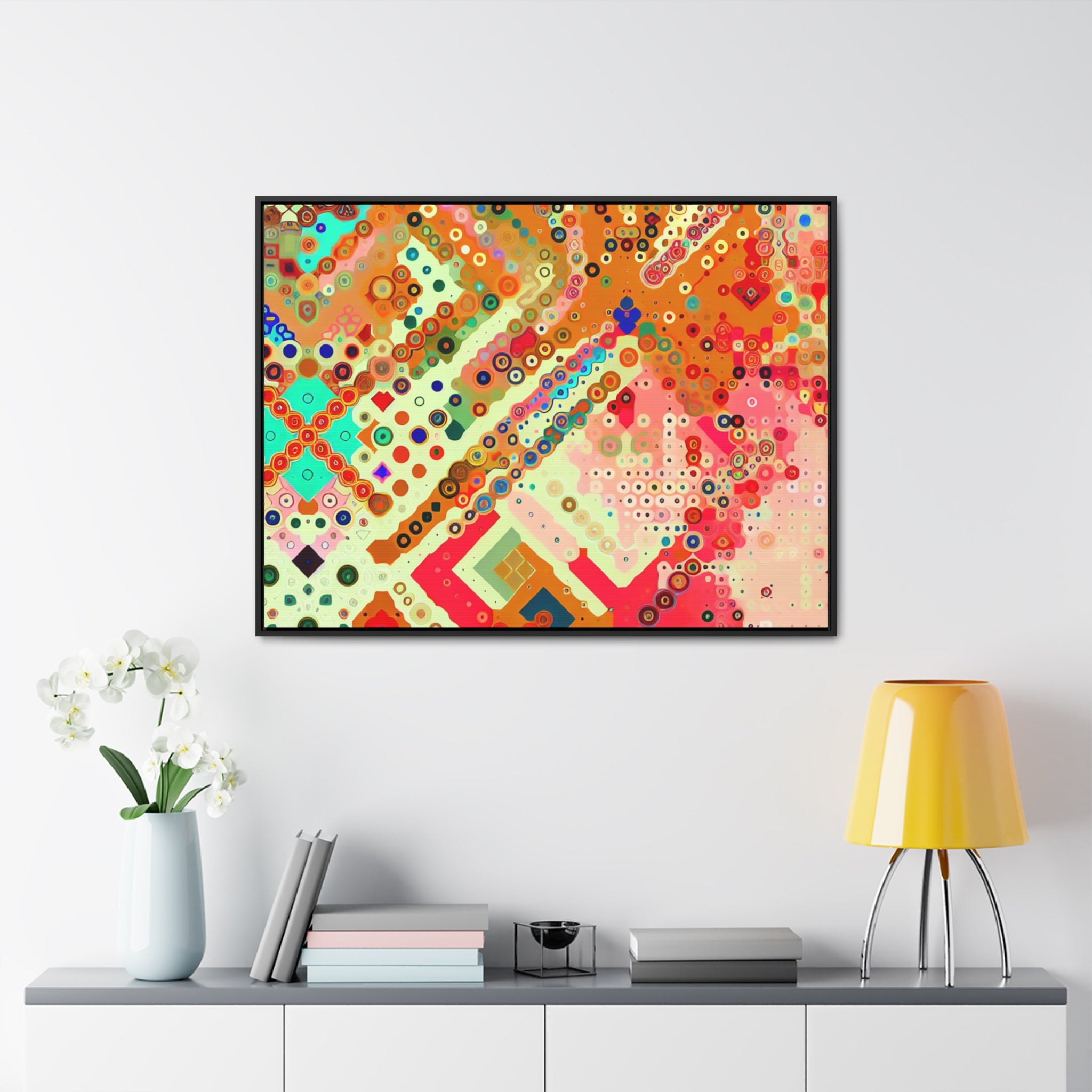 Elysian Whirlwind Dance | Framed Canvas