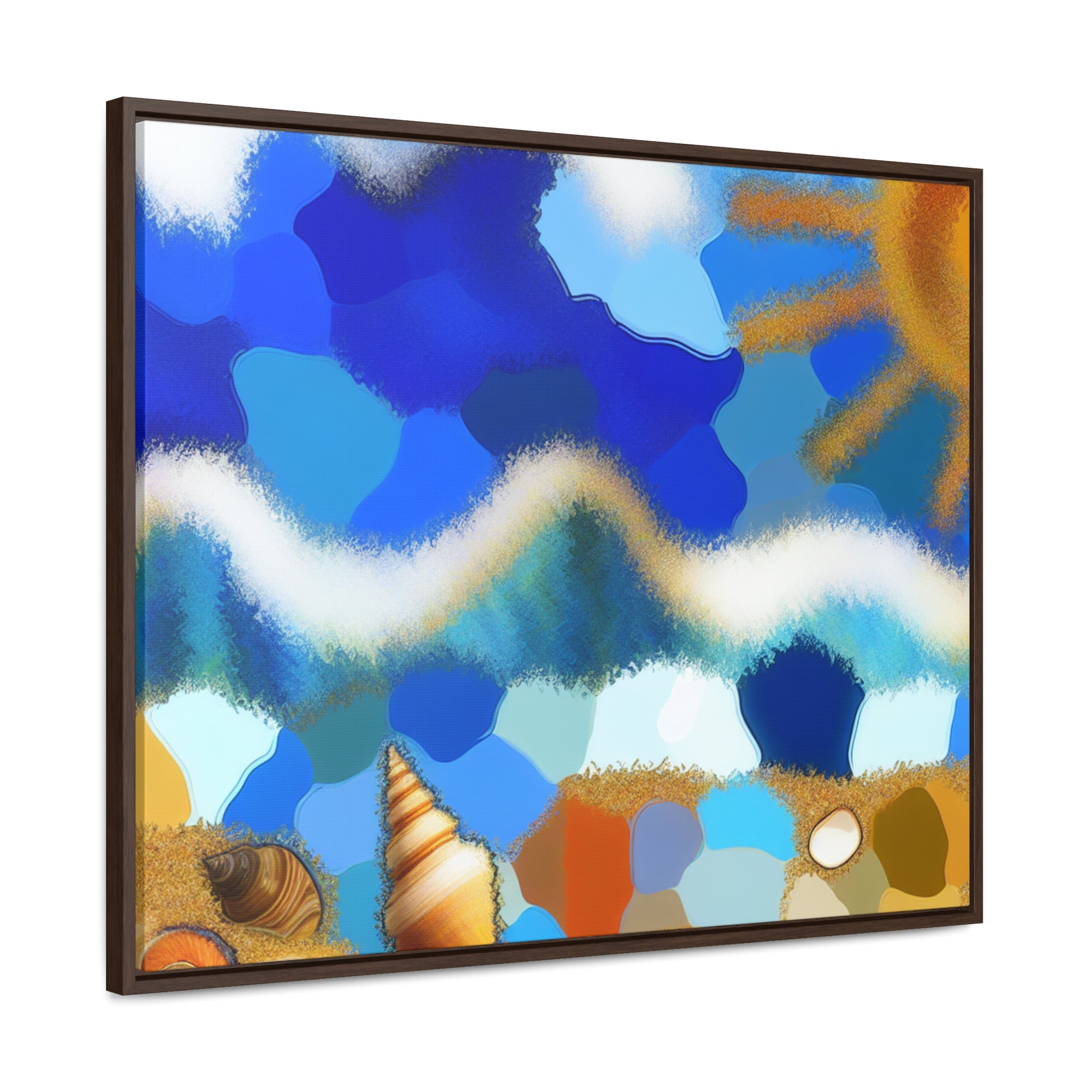 Tidal Dreams and Sunlight | Framed Canvas