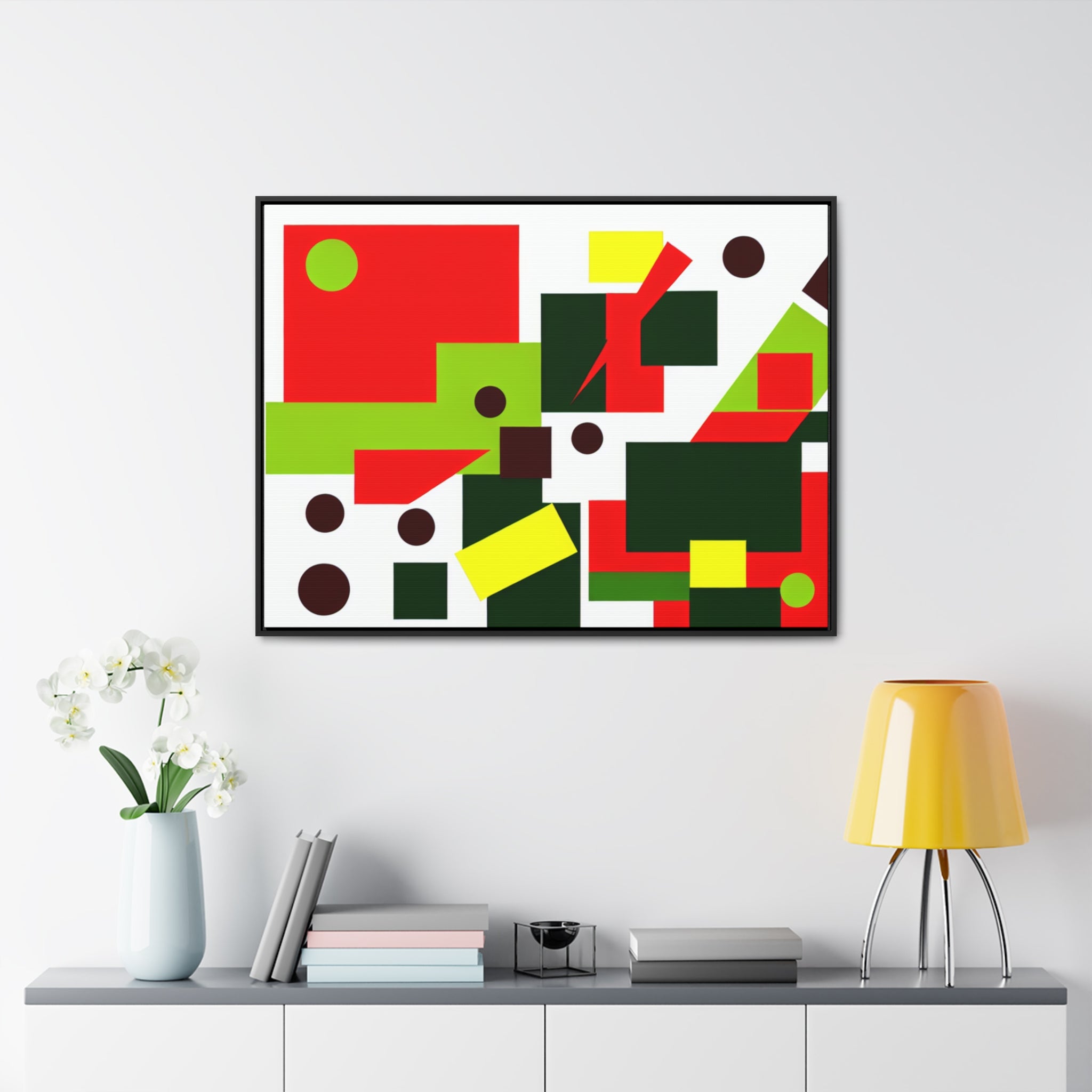 Chromatic Chaos and Order | Framed Canvas