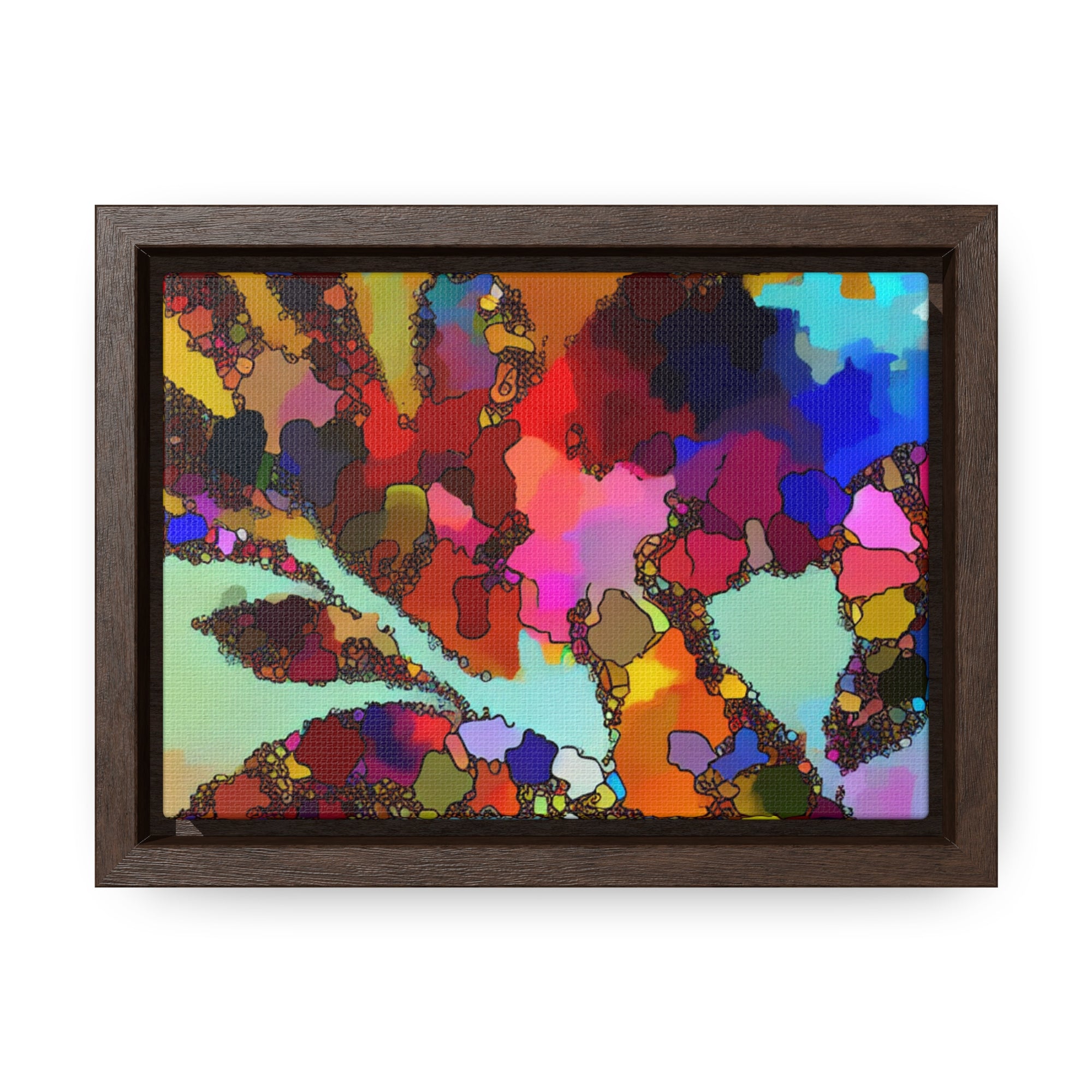 Botanical Rhythm and Flow | Framed Canvas