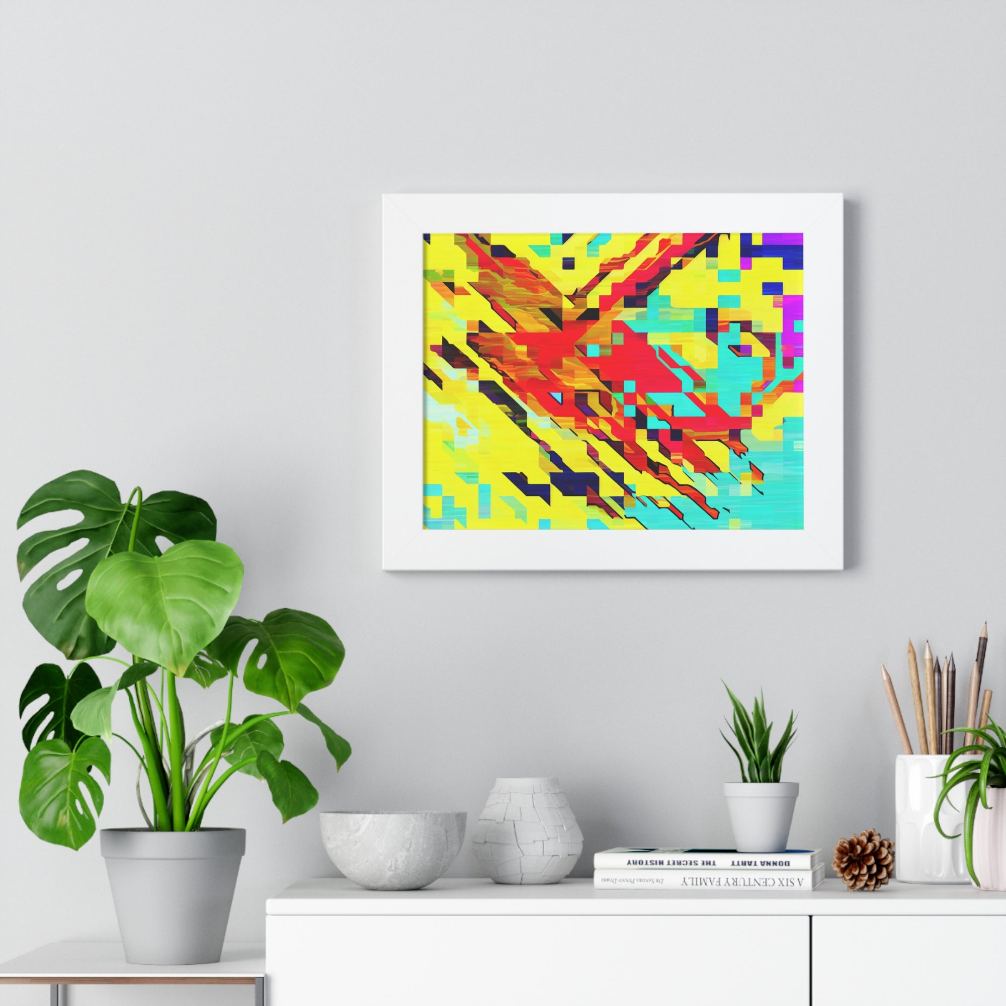 Euphoria in Pixels | Framed Print