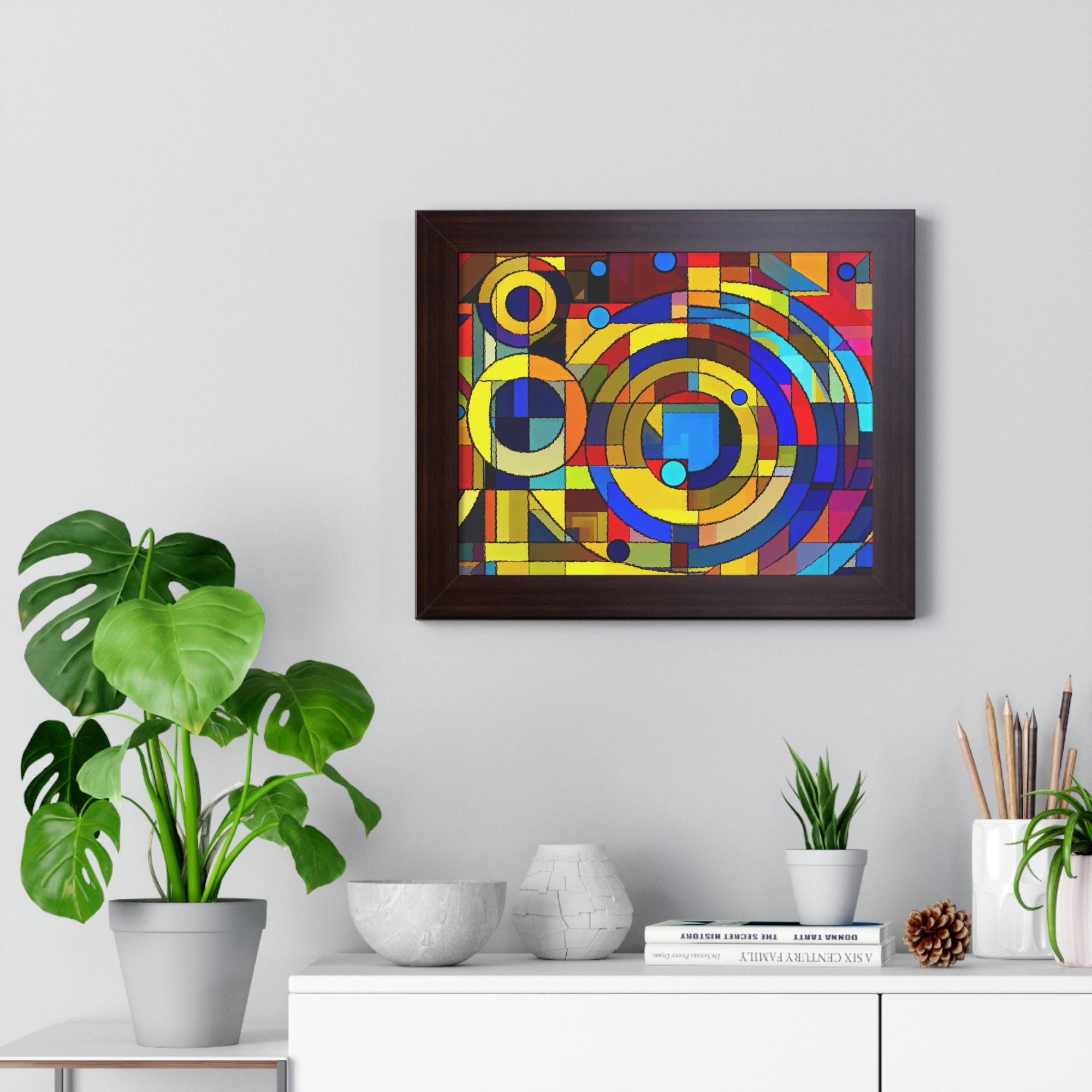 Dynamic Chaos and Harmony | Framed Print