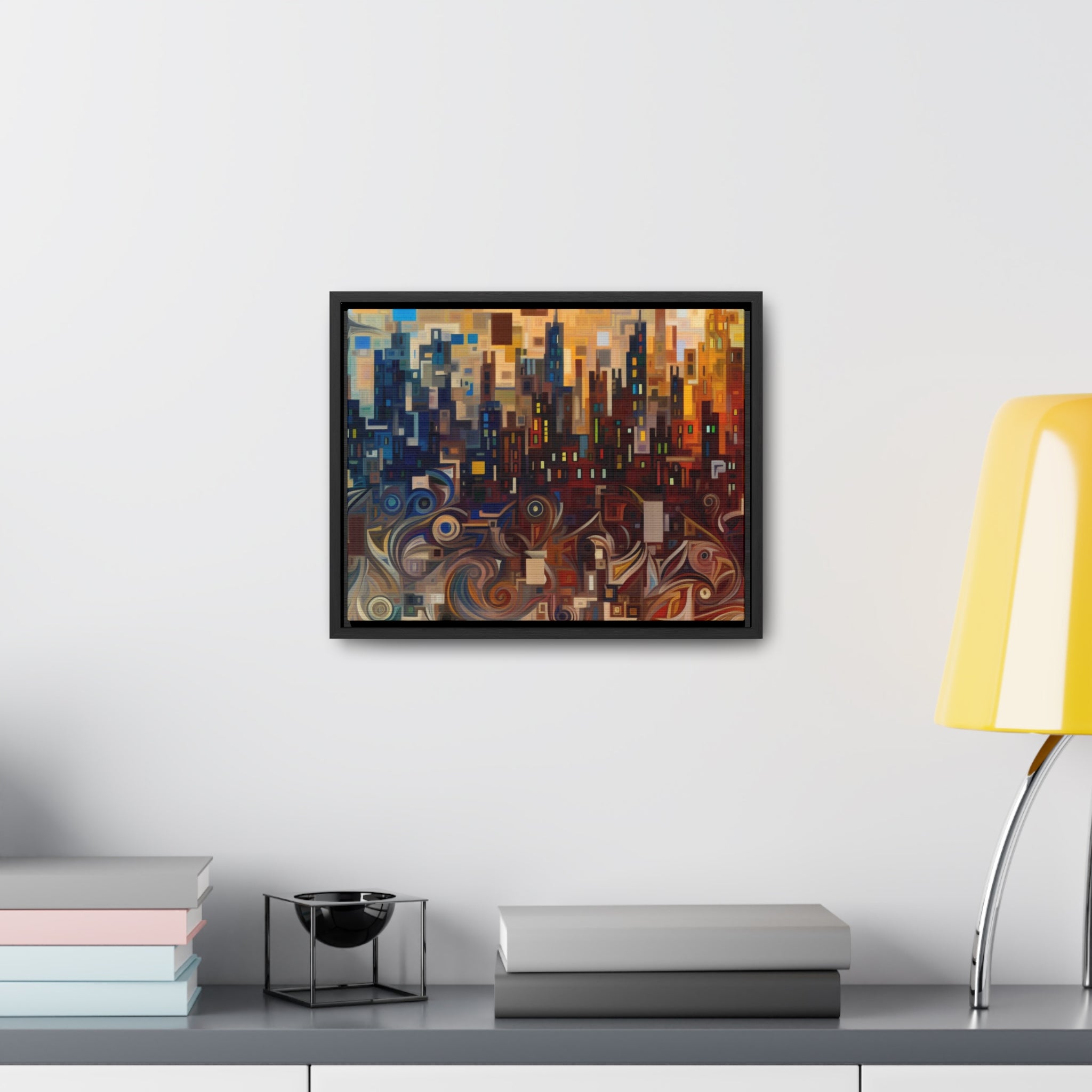 Metropolitan Rhythm | Framed Canvas