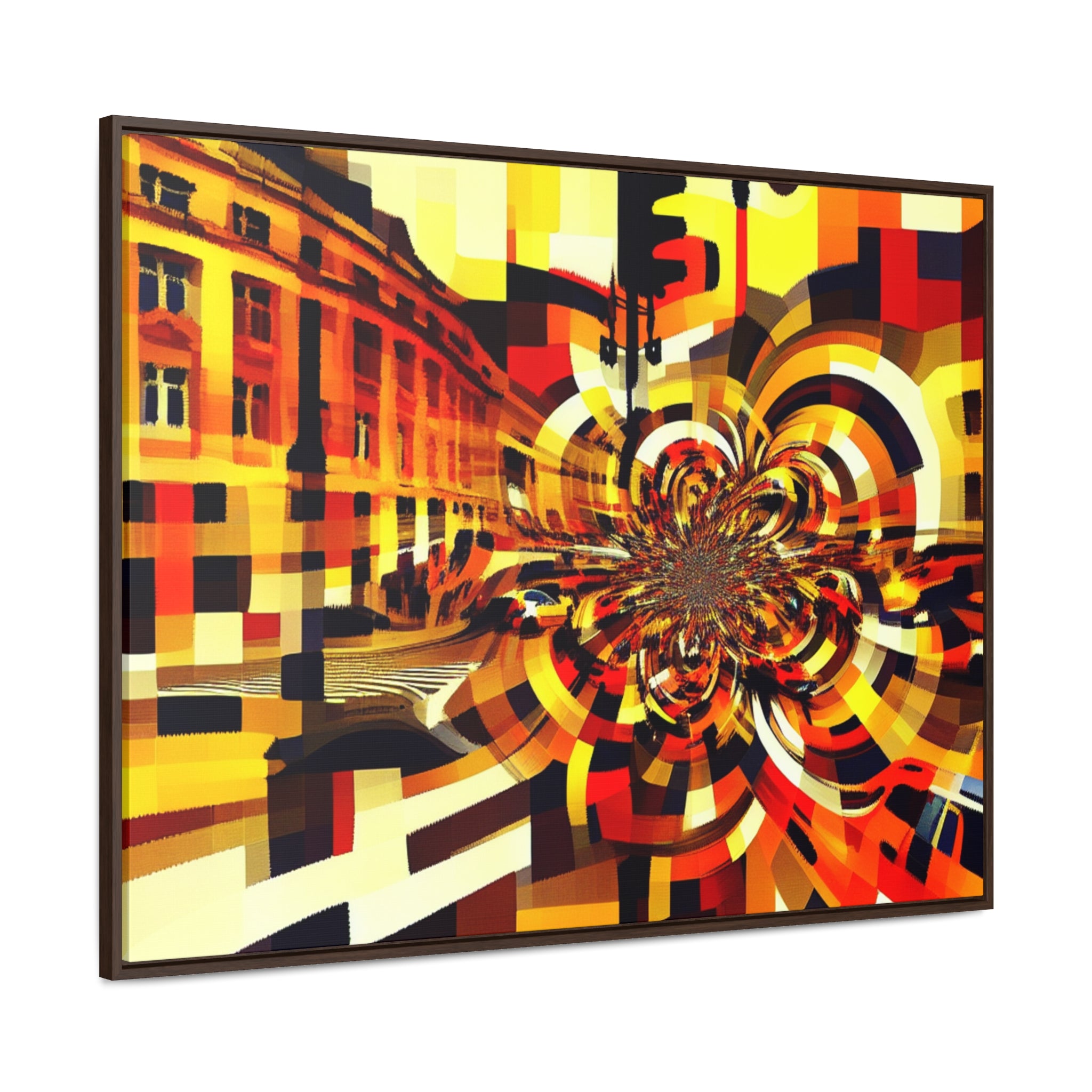 Urban Rhythm and Pulse | Framed Canvas