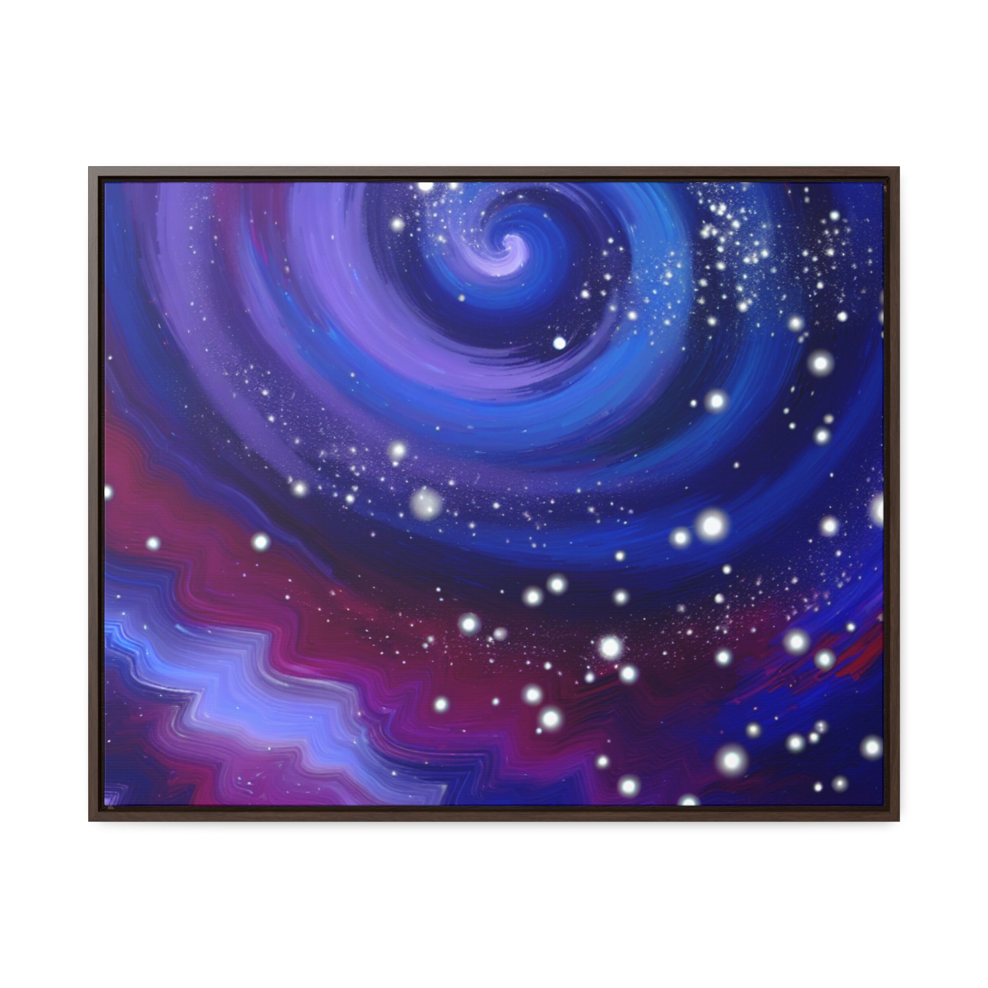 Celestial Whirlwind Dreams | Framed Canvas