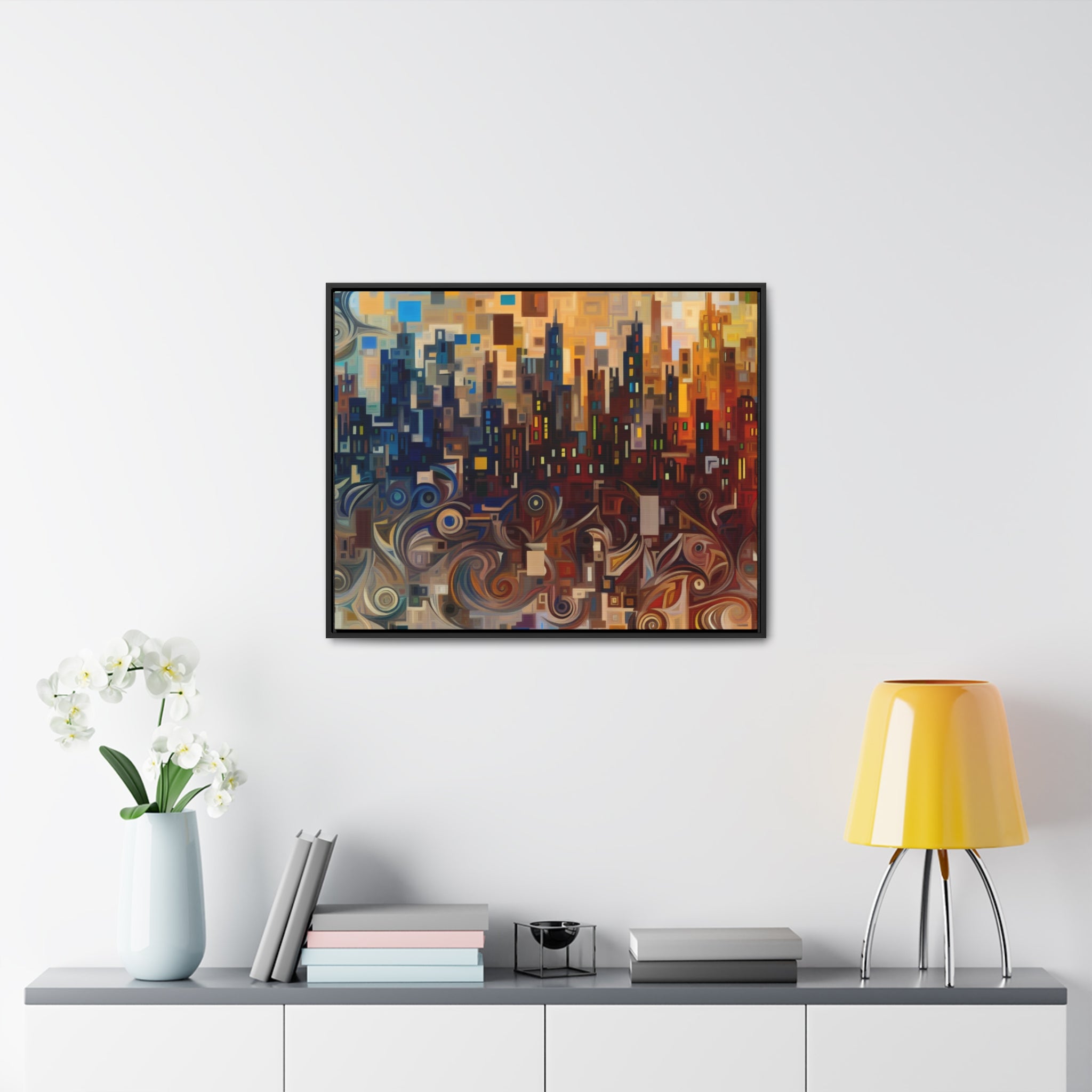 Metropolitan Rhythm | Framed Canvas