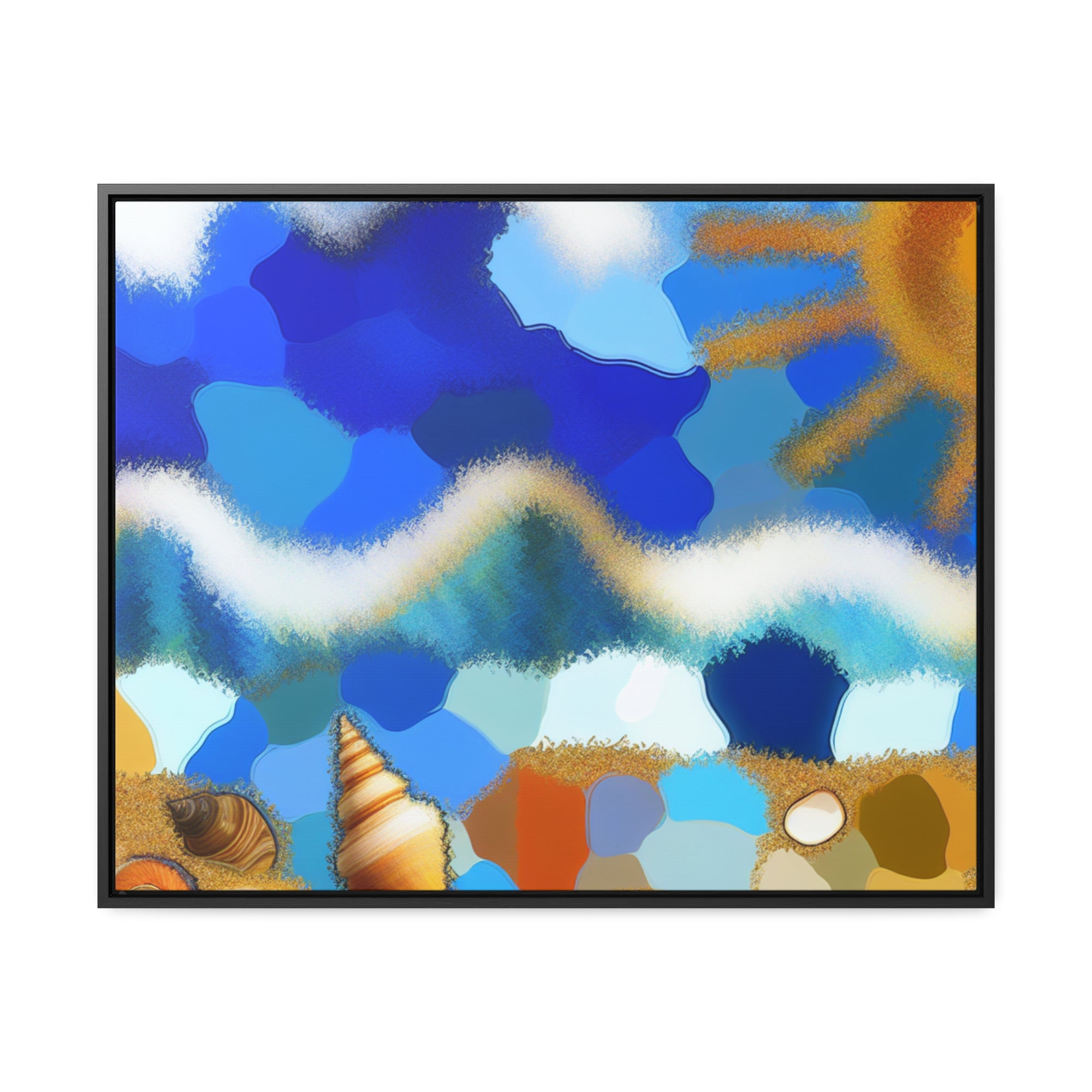 Tidal Dreams and Sunlight | Framed Canvas