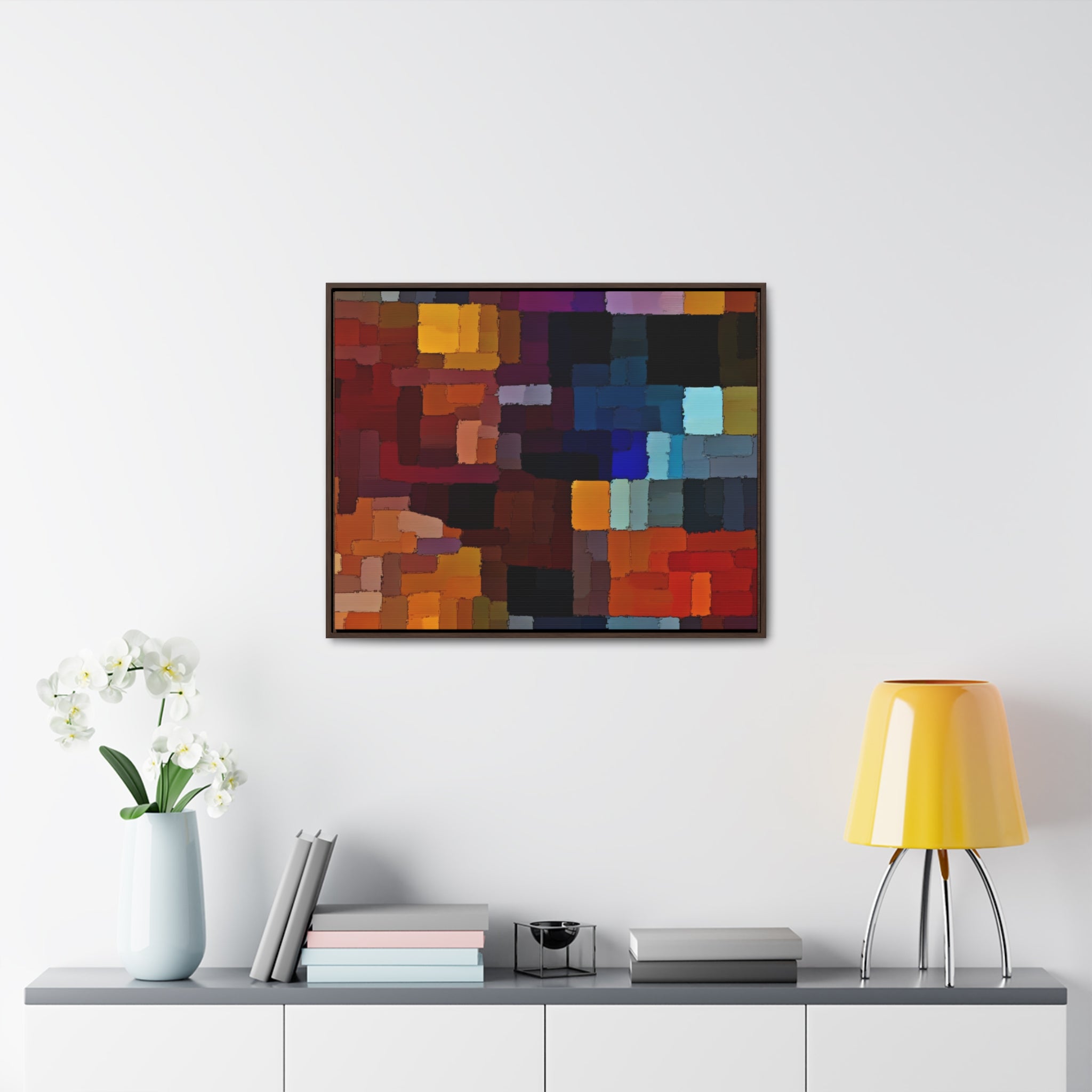 Kaleidoscope and Echoes | Framed Canvas