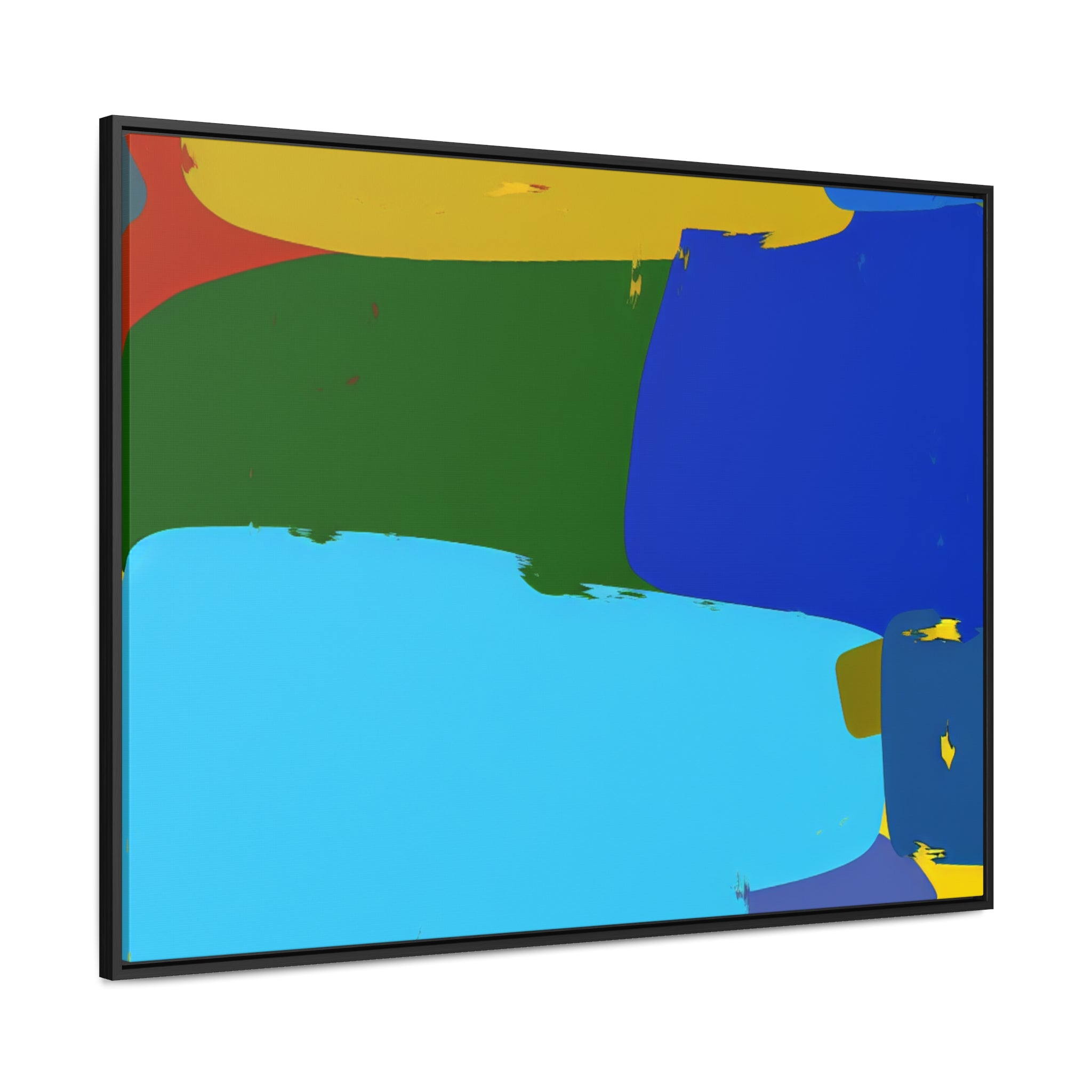 Vibrant Echoes of Energy | Framed Canvas