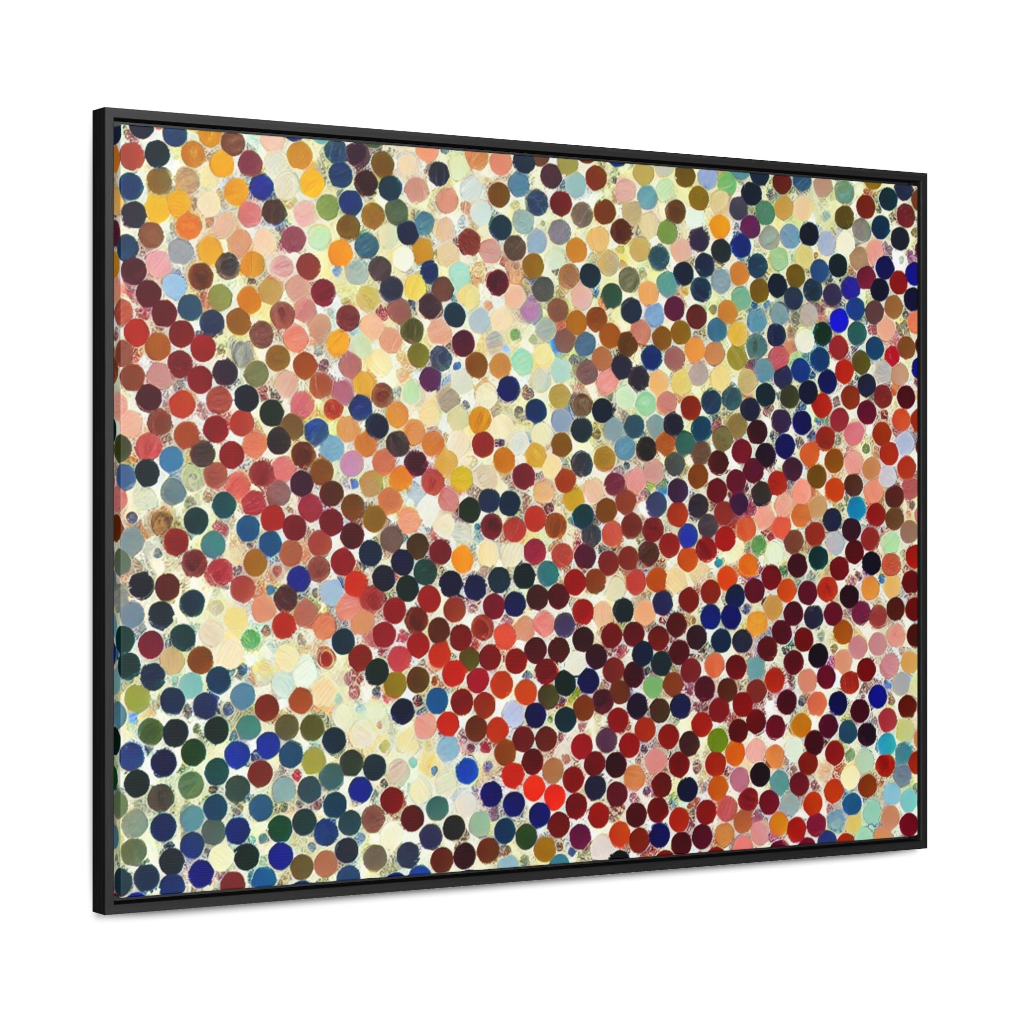 Waves of Colorful Whispers | Framed Canvas