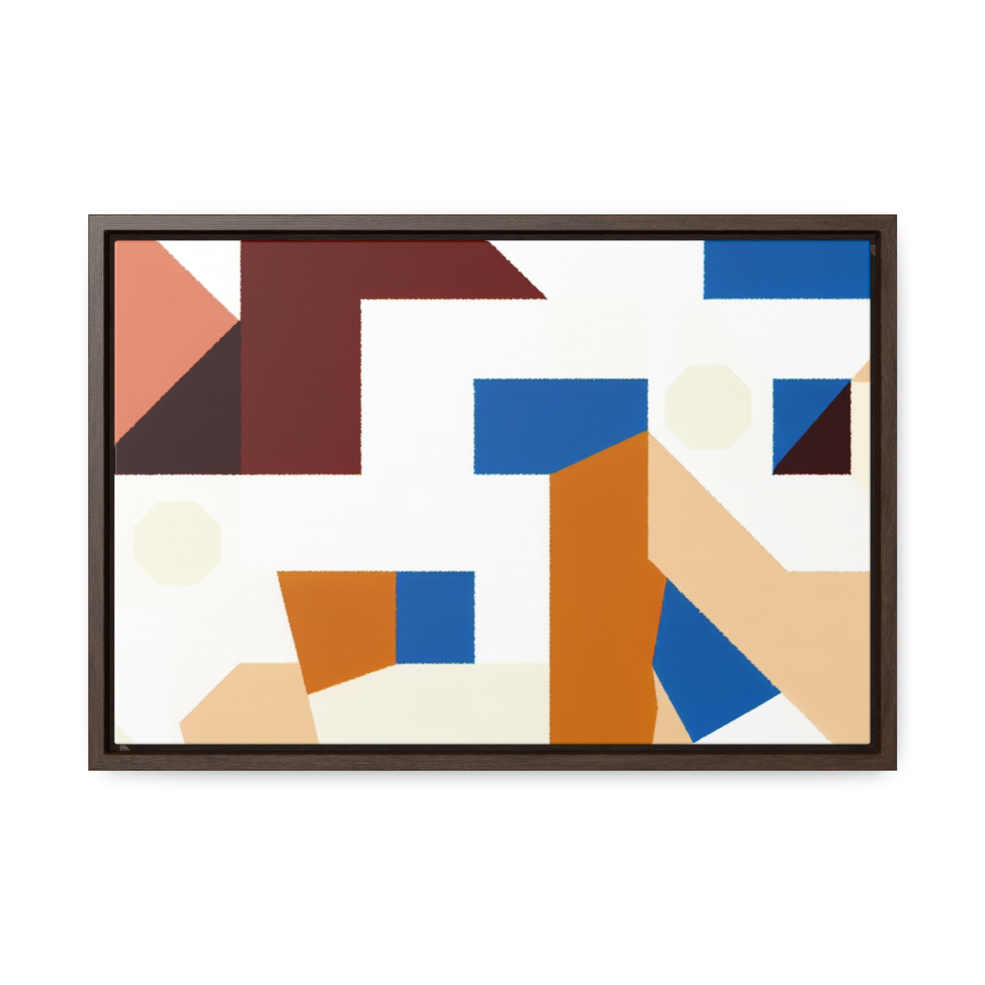 Rhythmic Fragments of Color | Framed Canvas