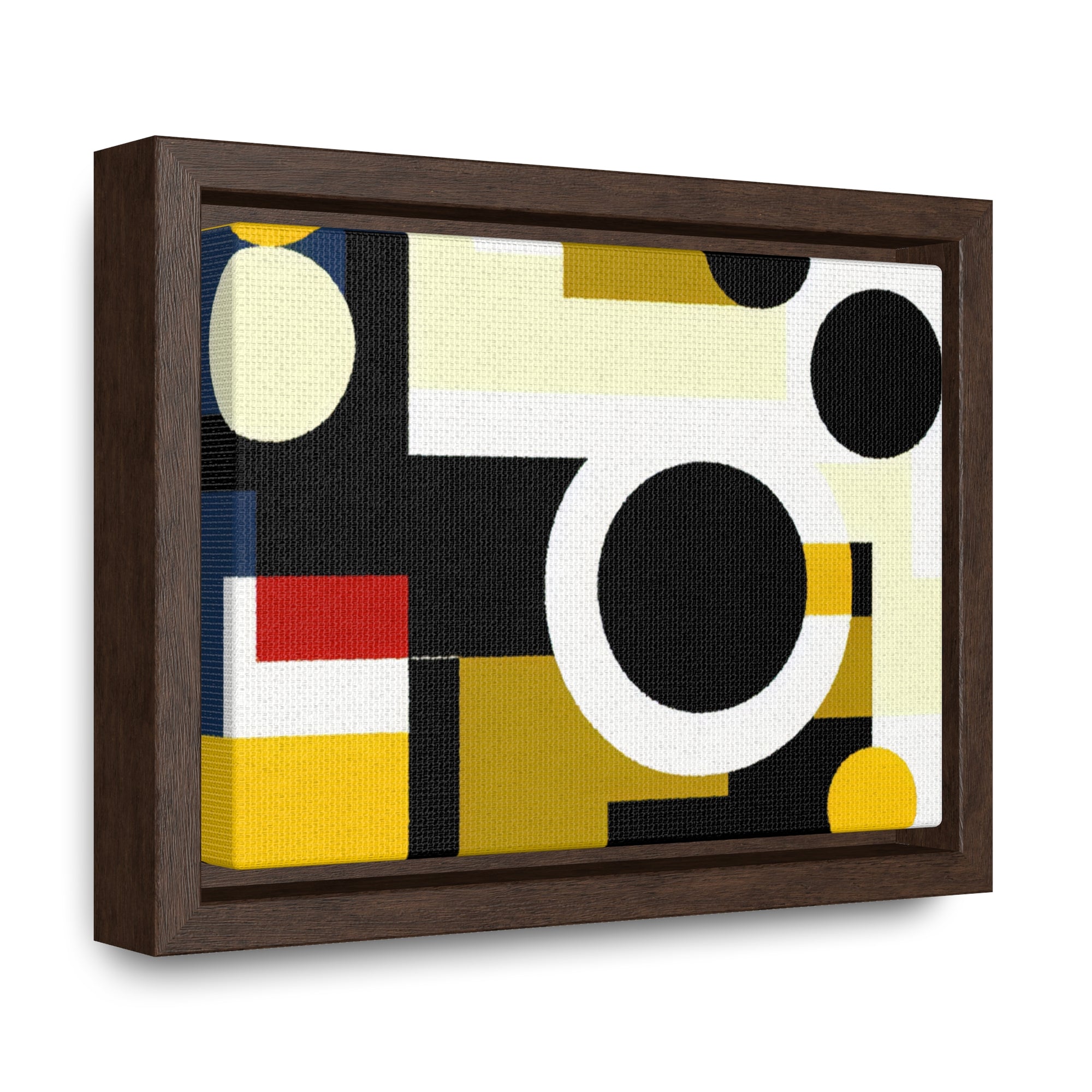 Energized Geometric Harmony | Framed Canvas