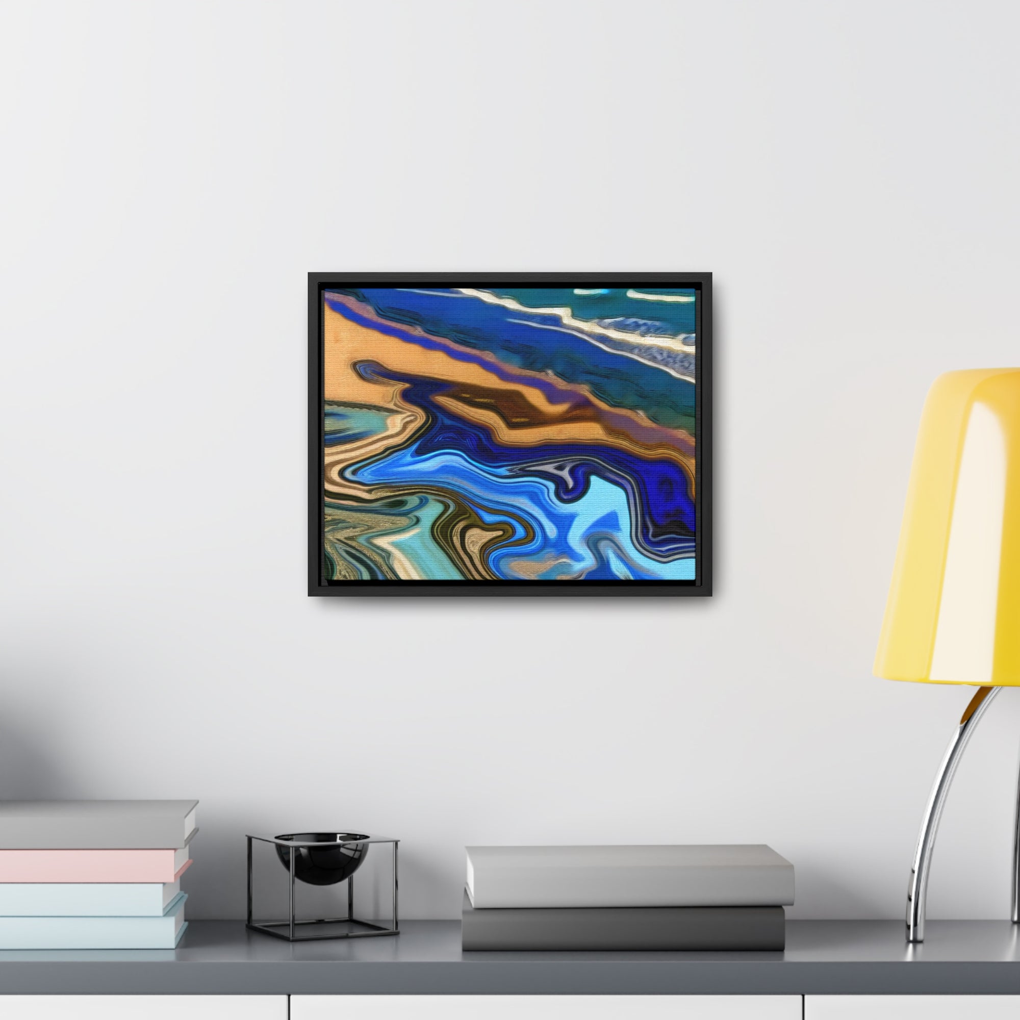 Tidal Whisperings | Framed Canvas