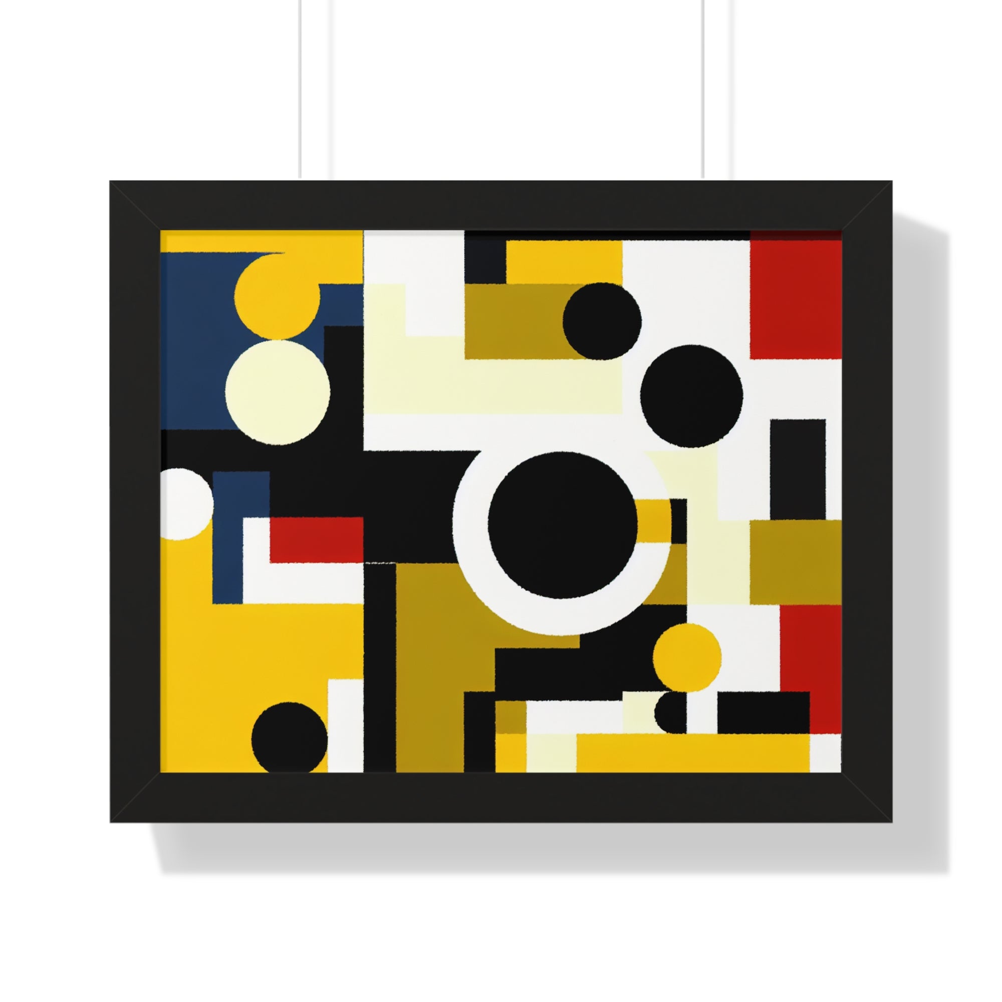 Energized Geometric Harmony | Framed Print