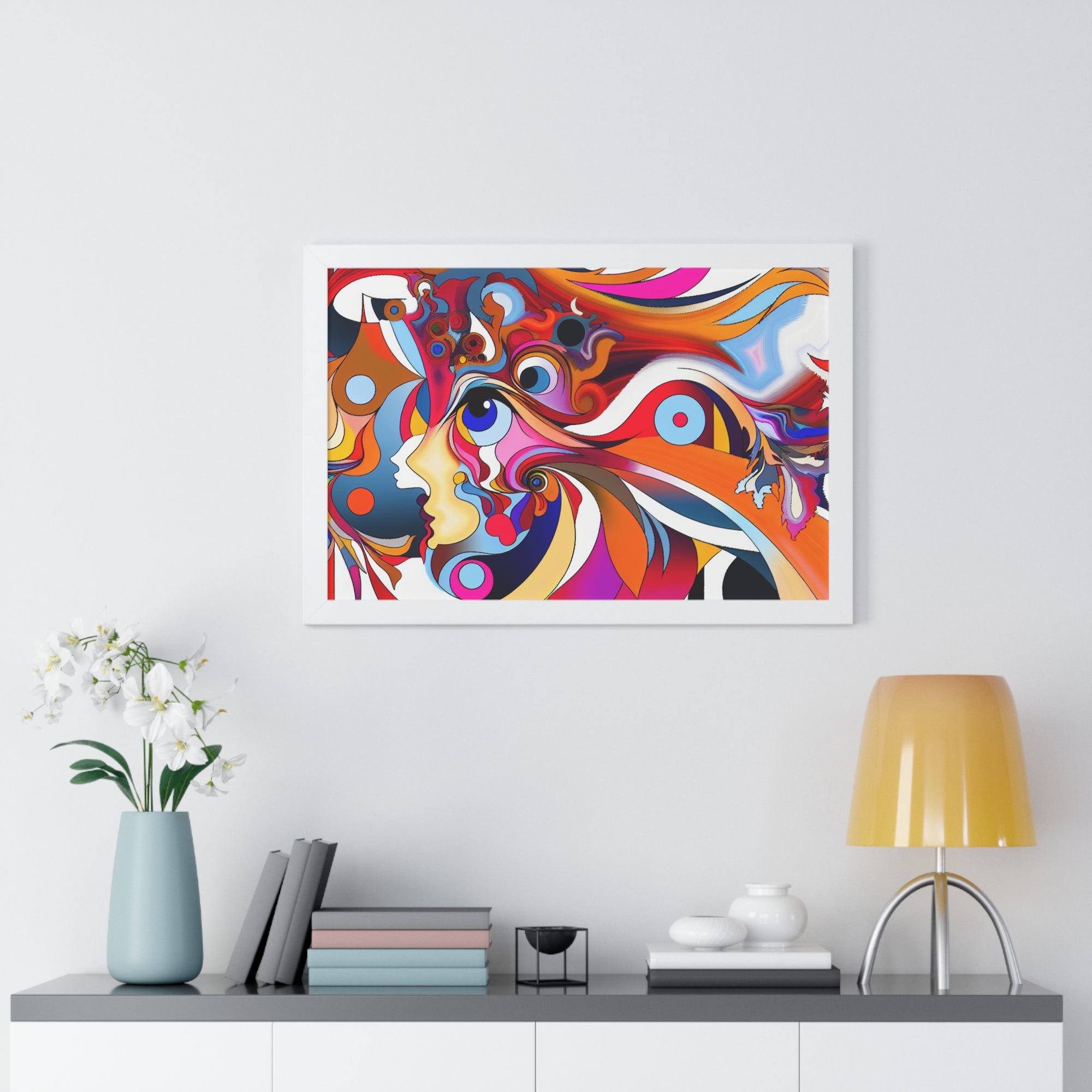 Chroma Dreamscape Fusion | Framed Print