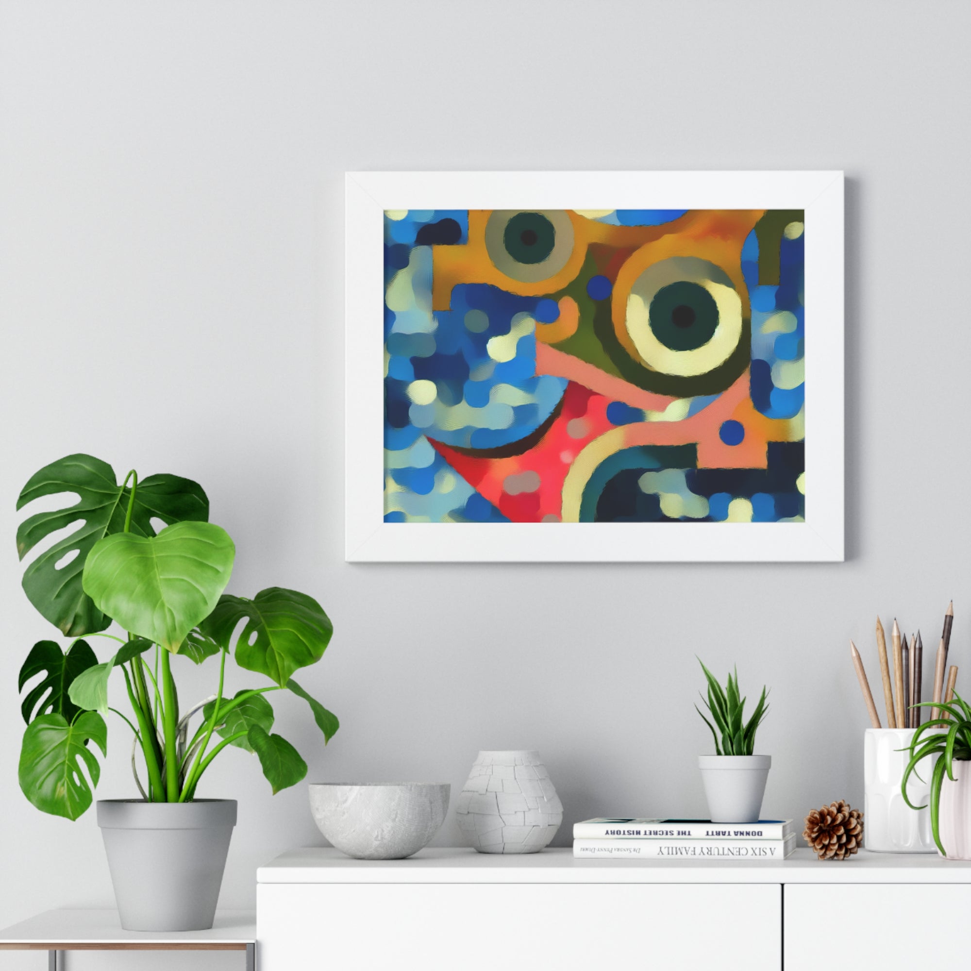 Oceanic Whispers and Kaleidoscope Dreams | Framed Print