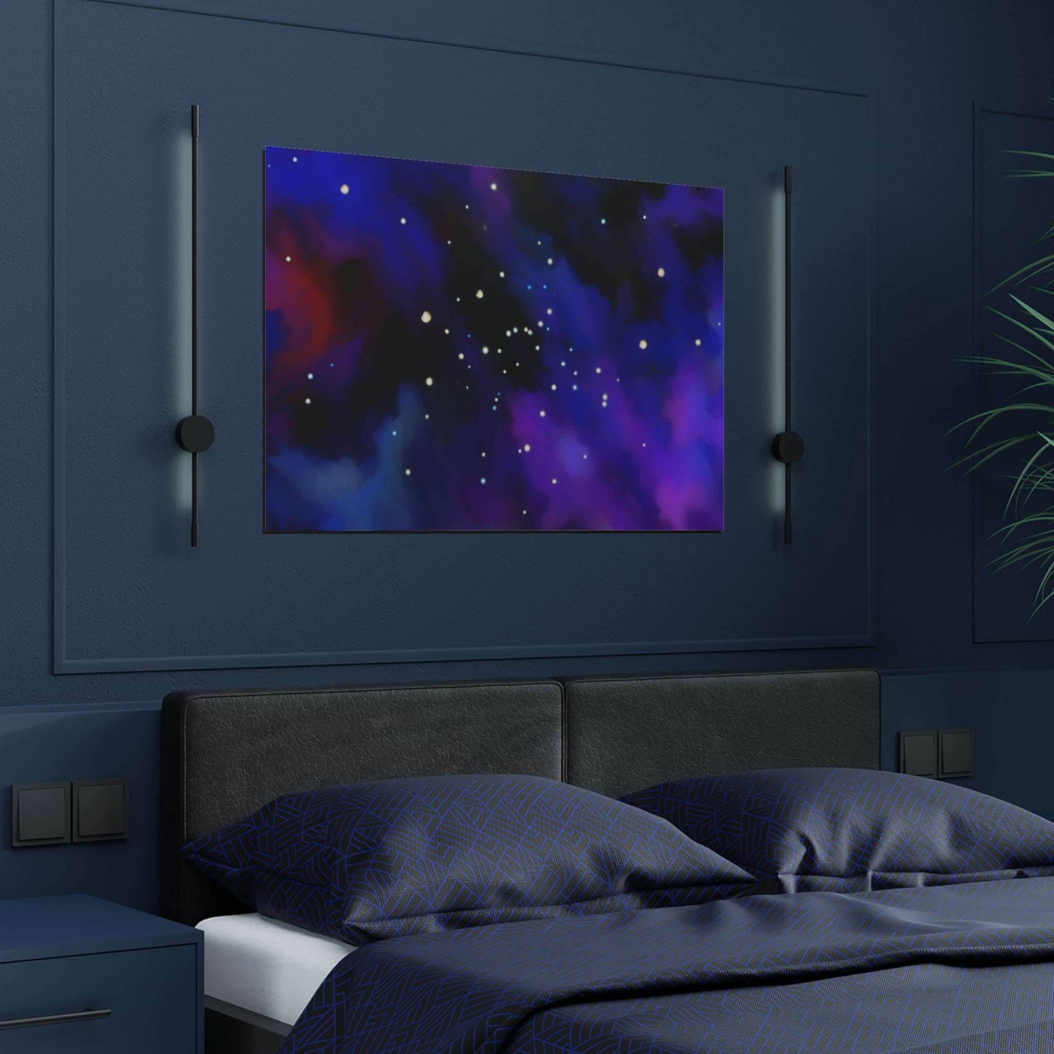 Celestial Whispers and Dreams | Satin Print